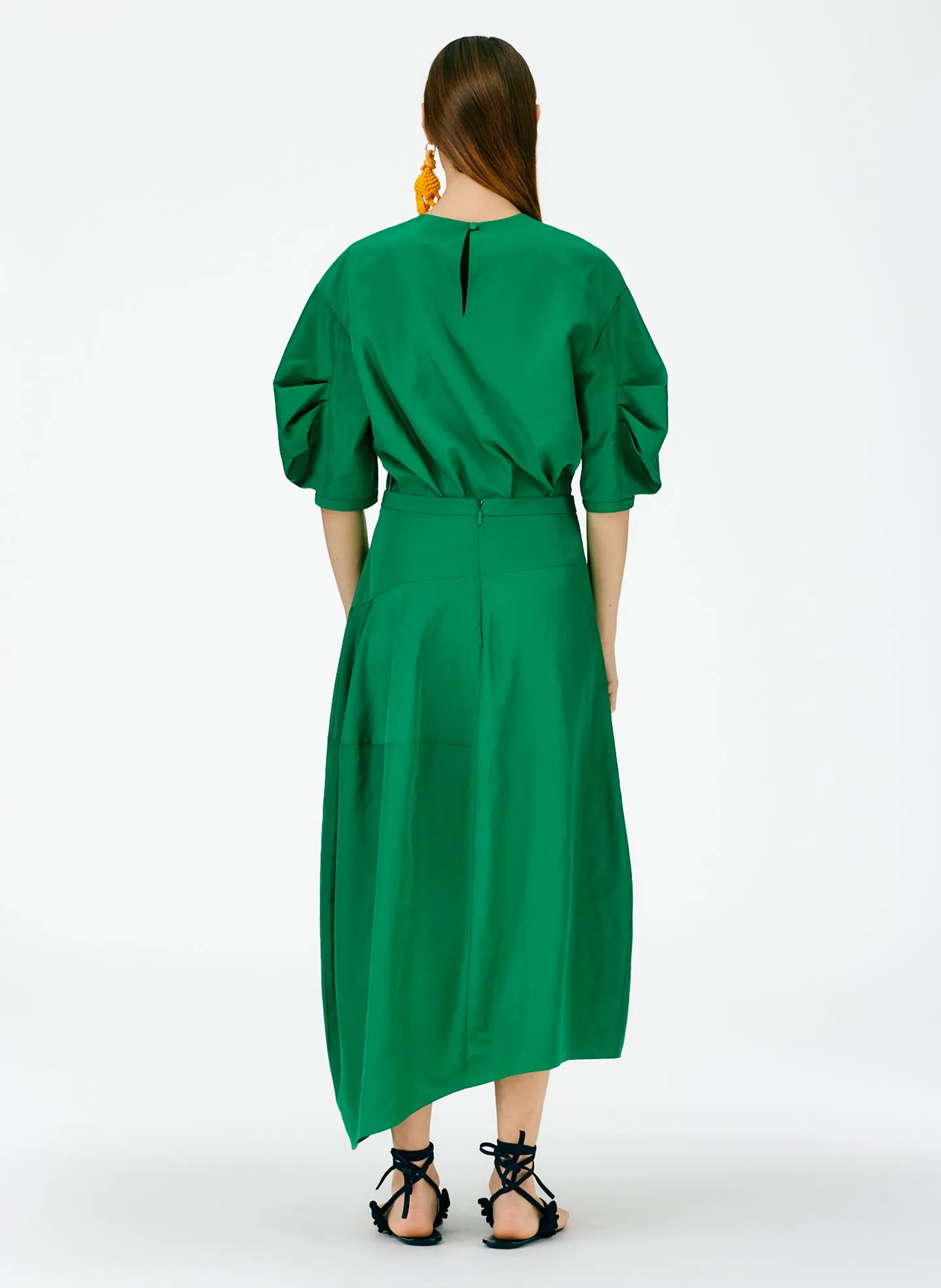 Italian Sporty Nylon Asymmetrical Balloon Skirt - Petite sold by Tibi product image thumbnail 5