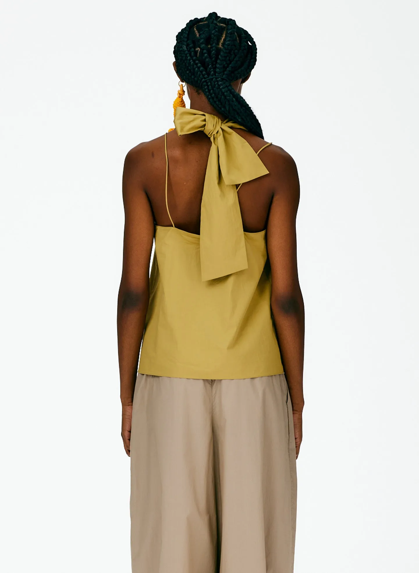 Eco Poplin Halter Top sold by Tibi product image thumbnail 5