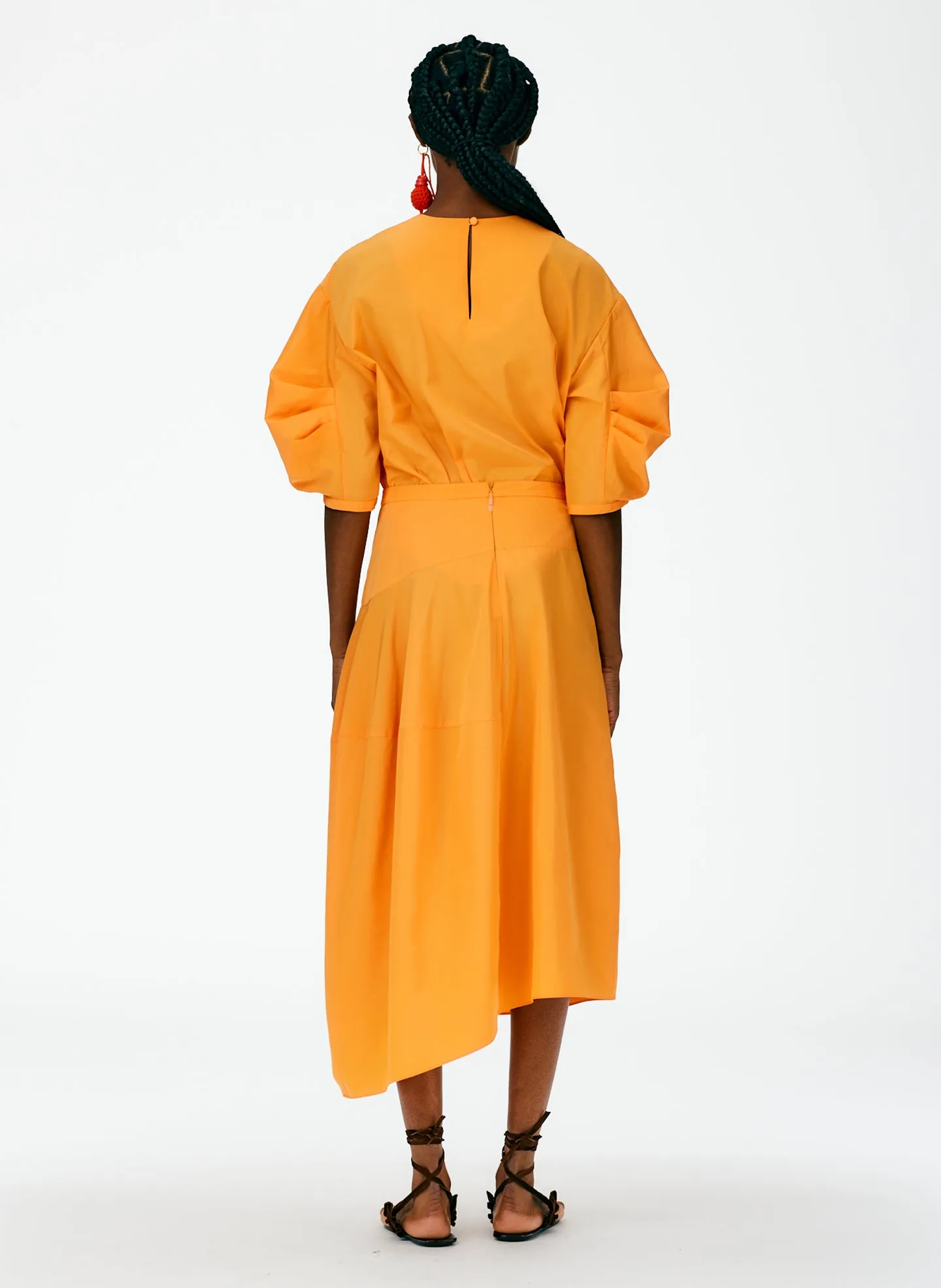 Italian Sporty Nylon Asymmetrical Balloon Skirt - Petite sold by Tibi product image thumbnail 5