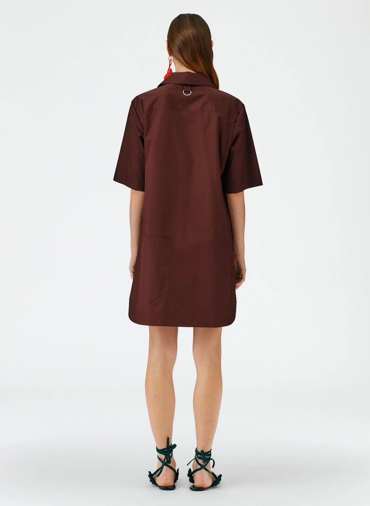 Eco Poplin Camp Dress sold by Tibi product image thumbnail 4