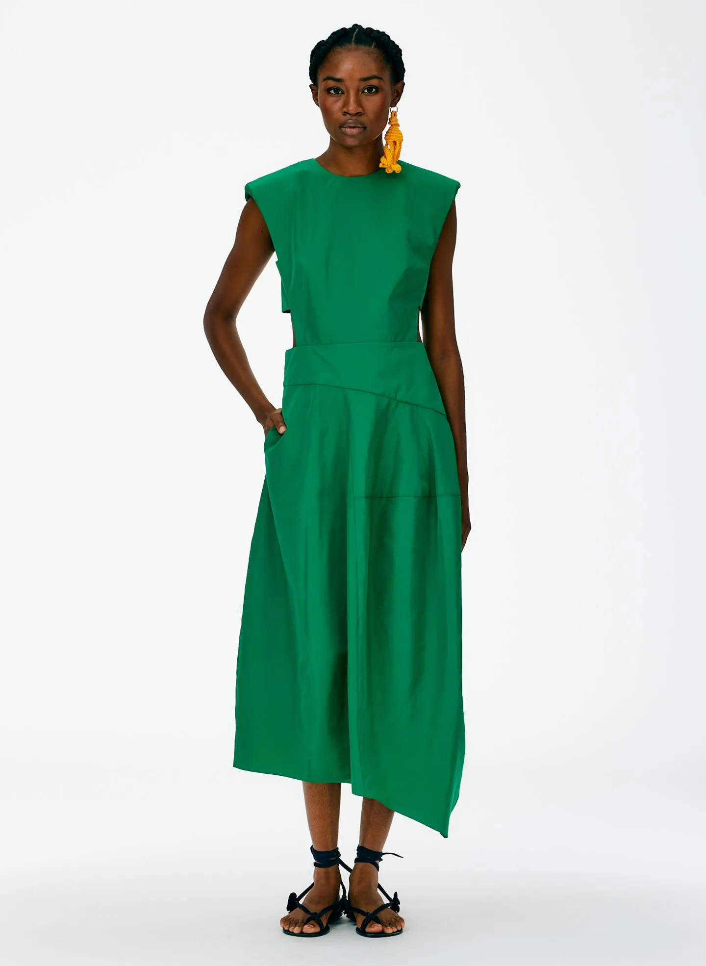 Italian Sporty Nylon Sleeveless Balloon Dress sold by Tibi product image thumbnail 5