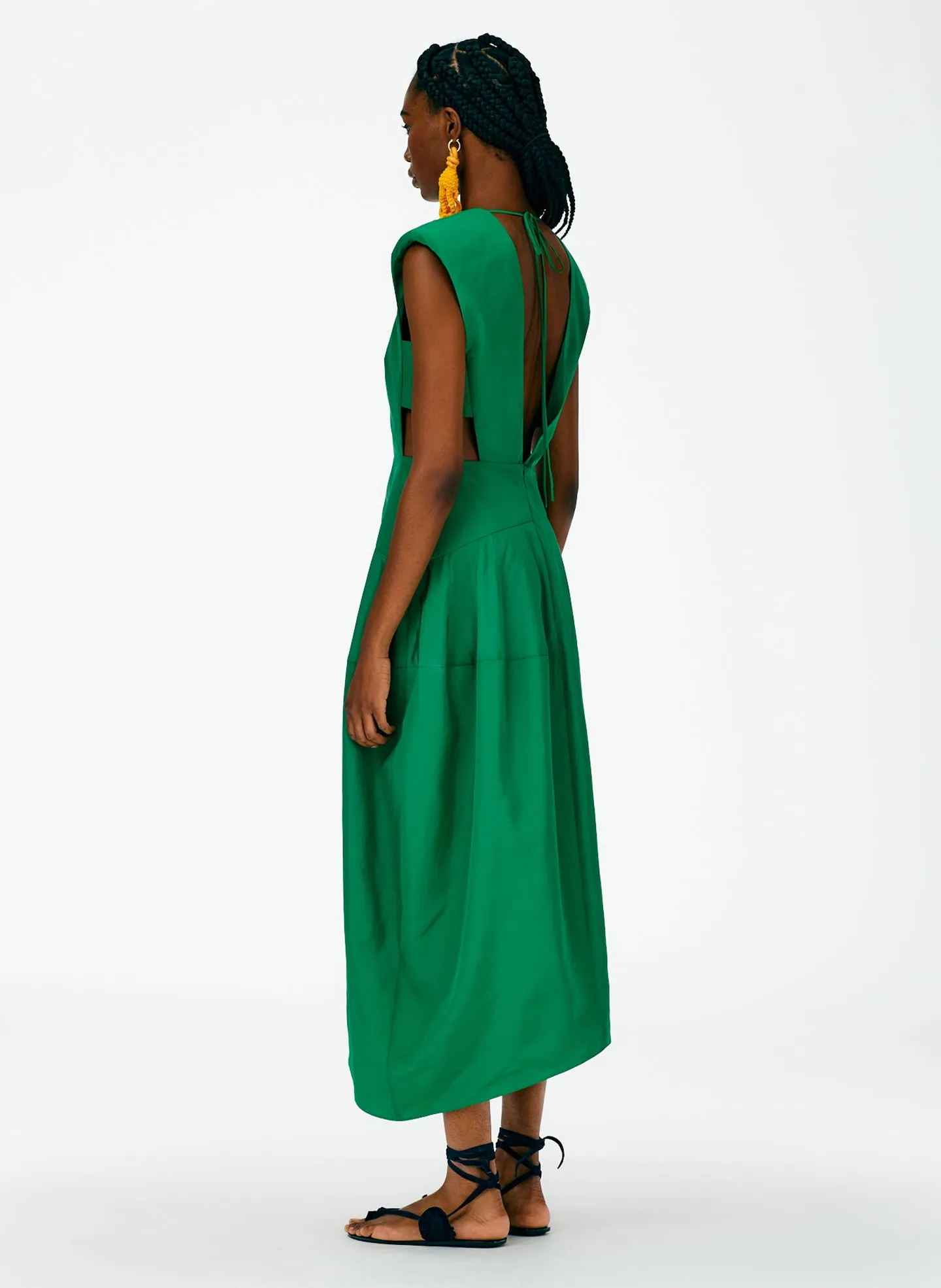 Italian Sporty Nylon Sleeveless Balloon Dress sold by Tibi product image thumbnail 3