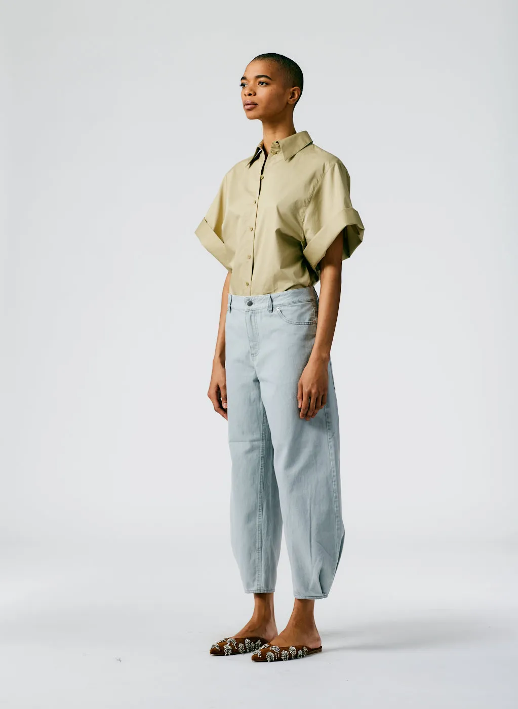 Grey Denim Brancusi Jean - Regular sold by Tibi product image thumbnail 2