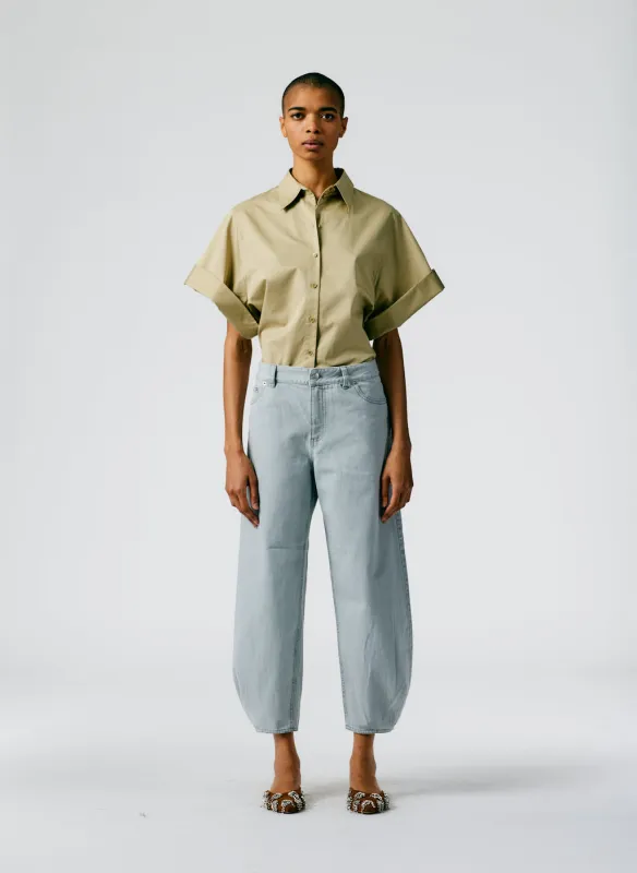 Grey Denim Brancusi Jean - Regular made by Tibi