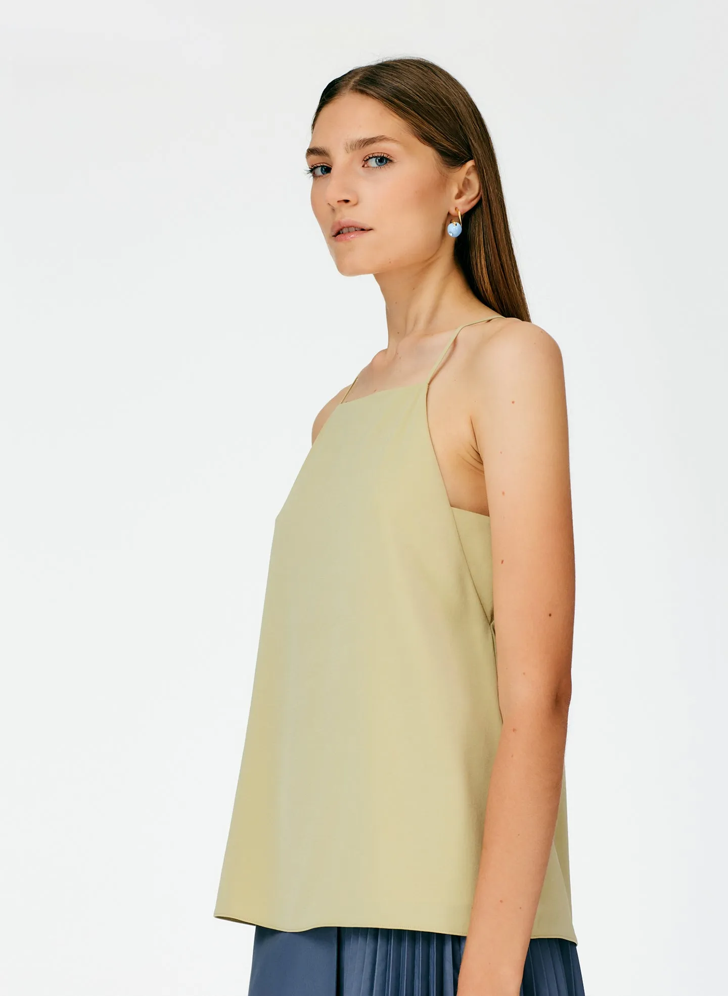 Soft Drape Square Neck Cami sold by Tibi product image thumbnail 5