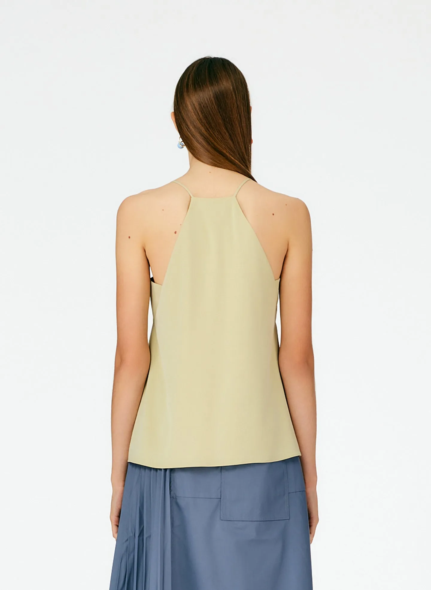 Soft Drape Square Neck Cami sold by Tibi product image thumbnail 4