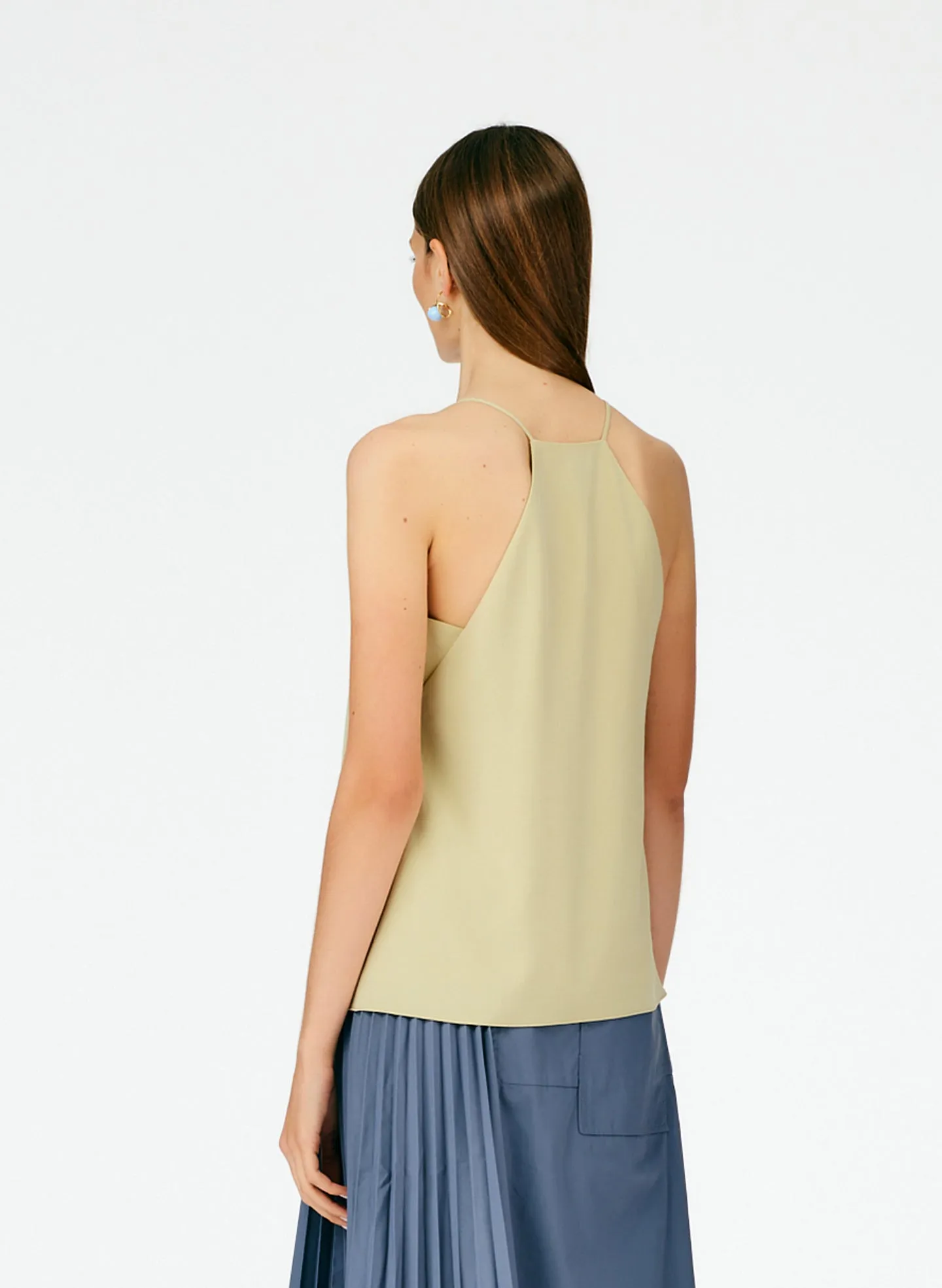 Soft Drape Square Neck Cami sold by Tibi product image thumbnail 3