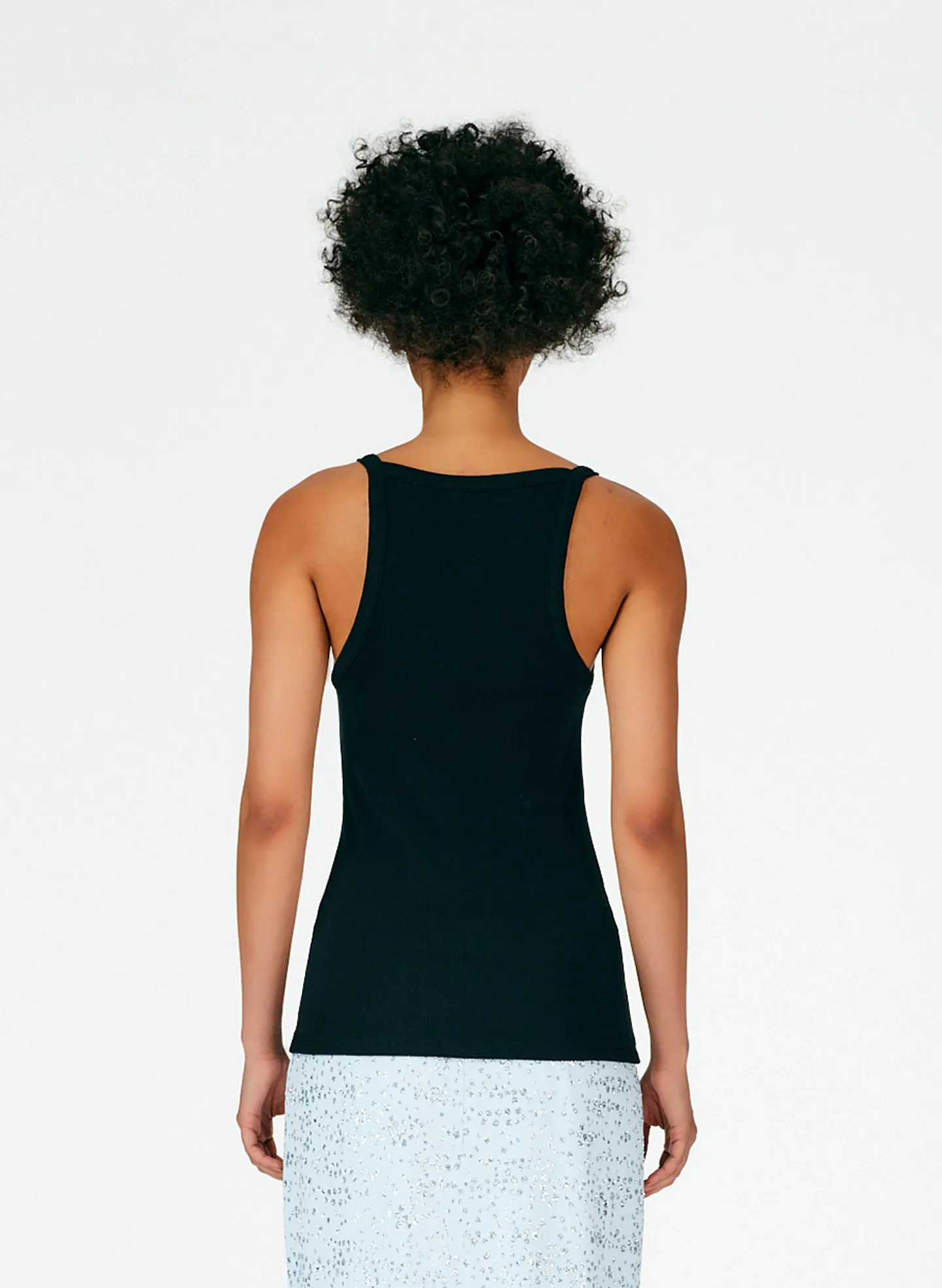 Ribbed Asymmetrical Tank sold by Tibi product image thumbnail 5