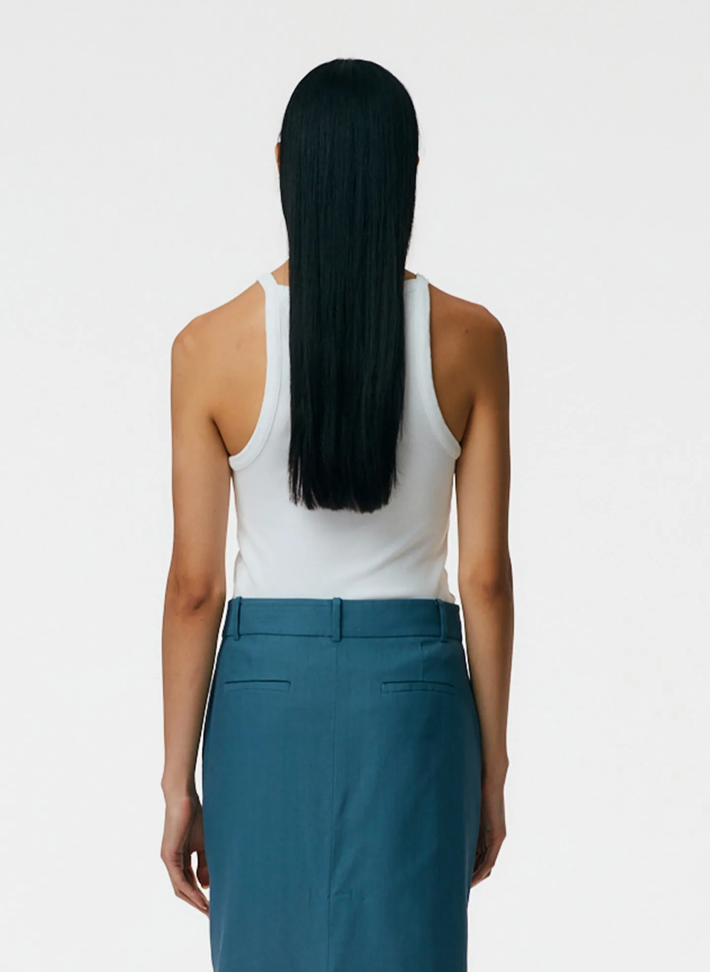 Ribbed Asymmetrical Tank sold by Tibi product image thumbnail 2
