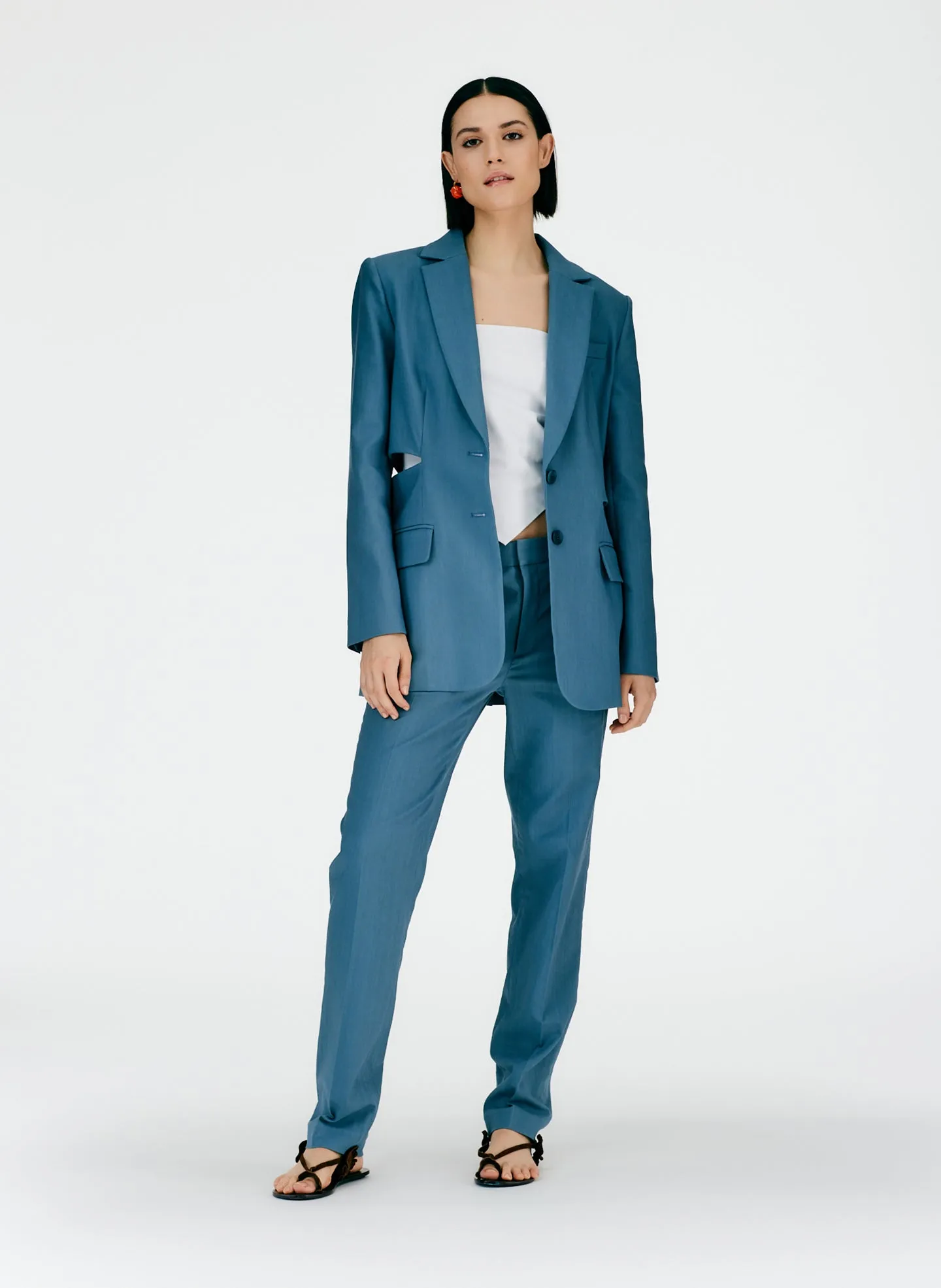 Fluid Suiting Elfie Trouser sold by Tibi product image thumbnail 4