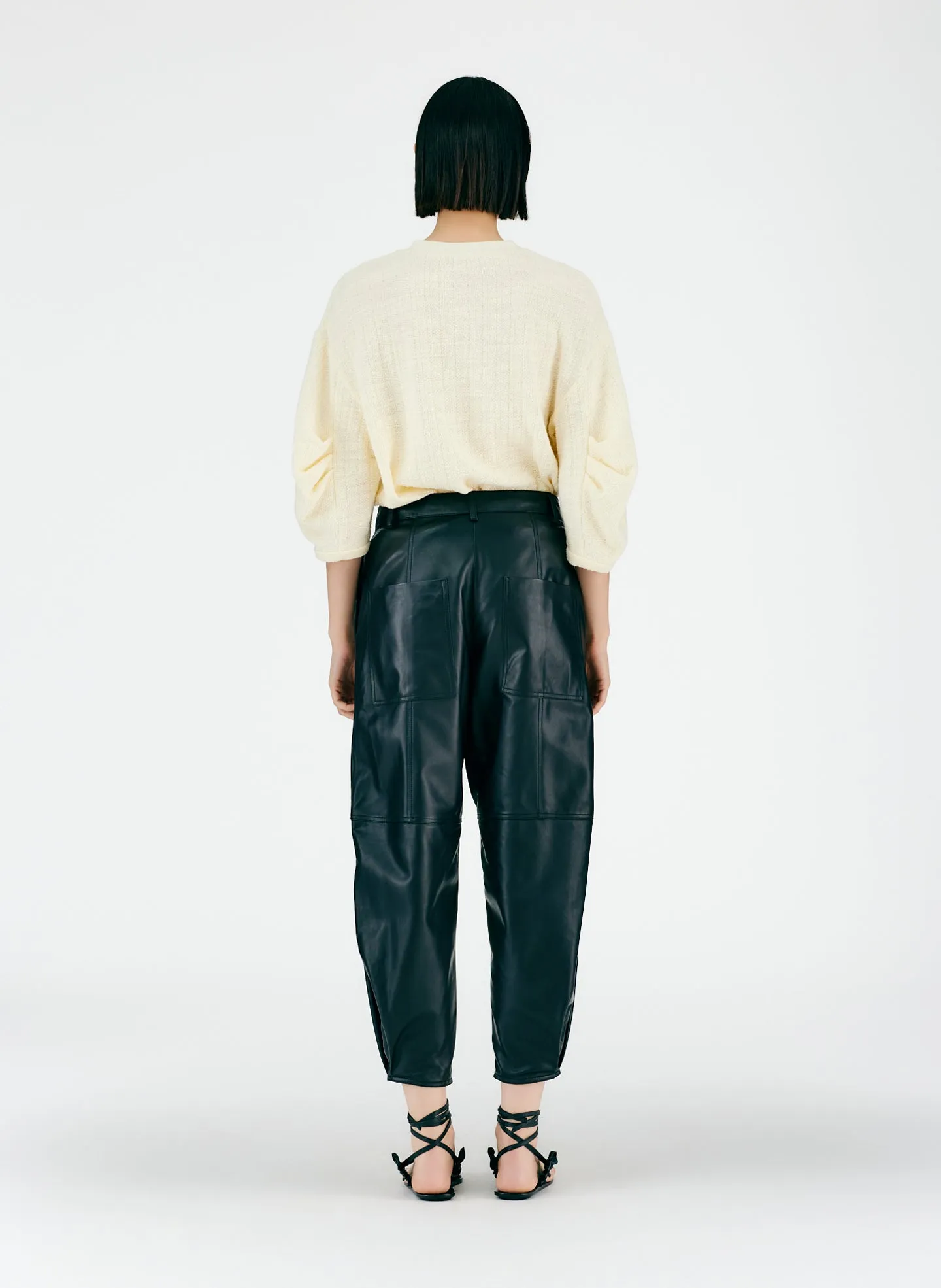 Leather Sculpted Pant sold by Tibi product image thumbnail 5