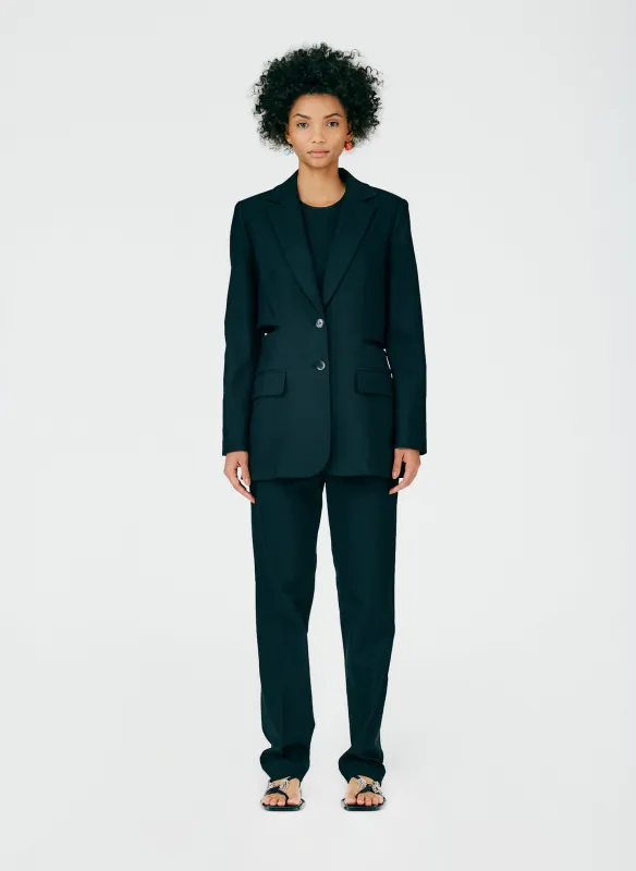 Fluid Suiting Cutout Blazer sold by Tibi