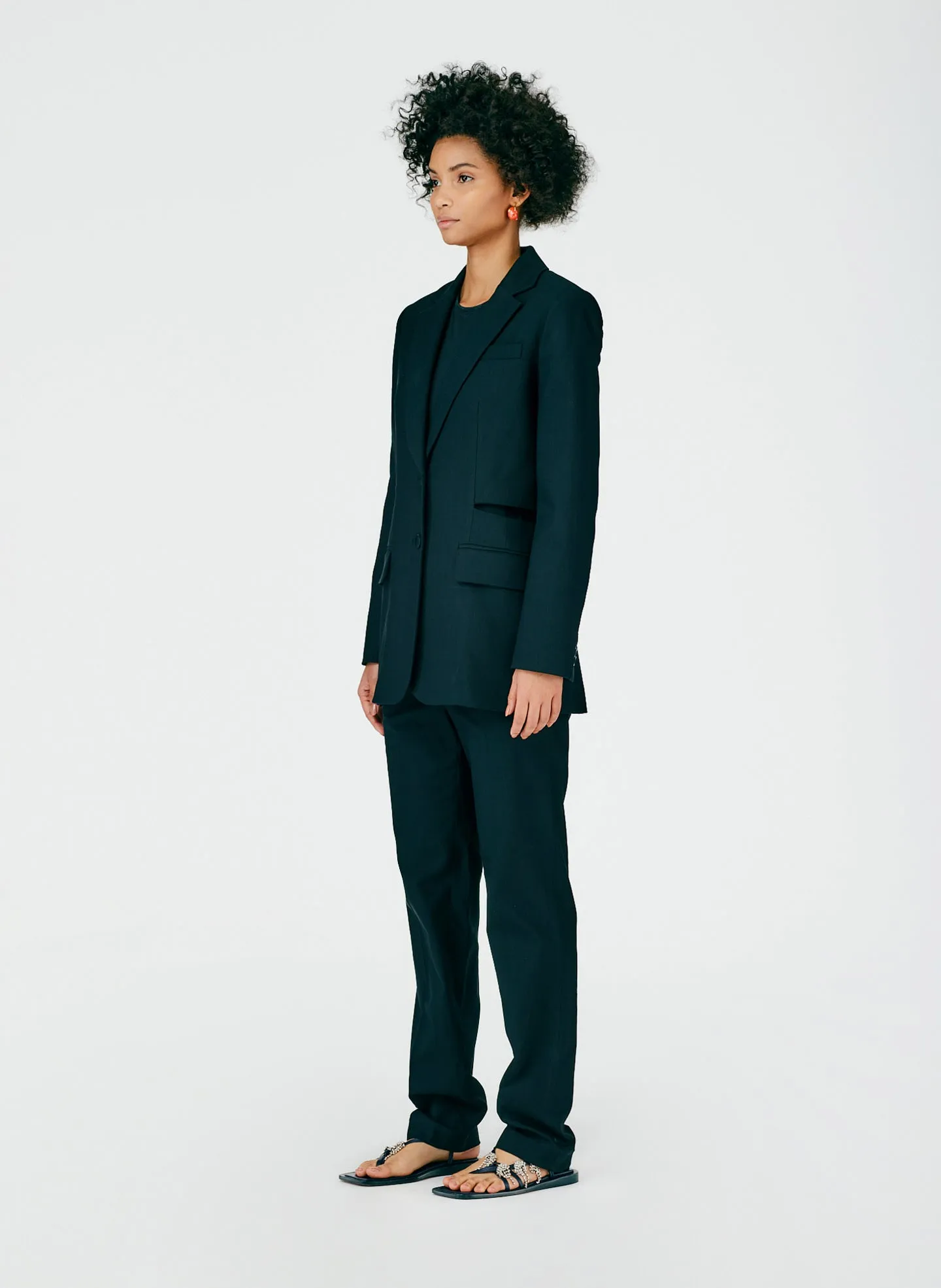 Fluid Suiting Cutout Blazer sold by Tibi product image thumbnail 2