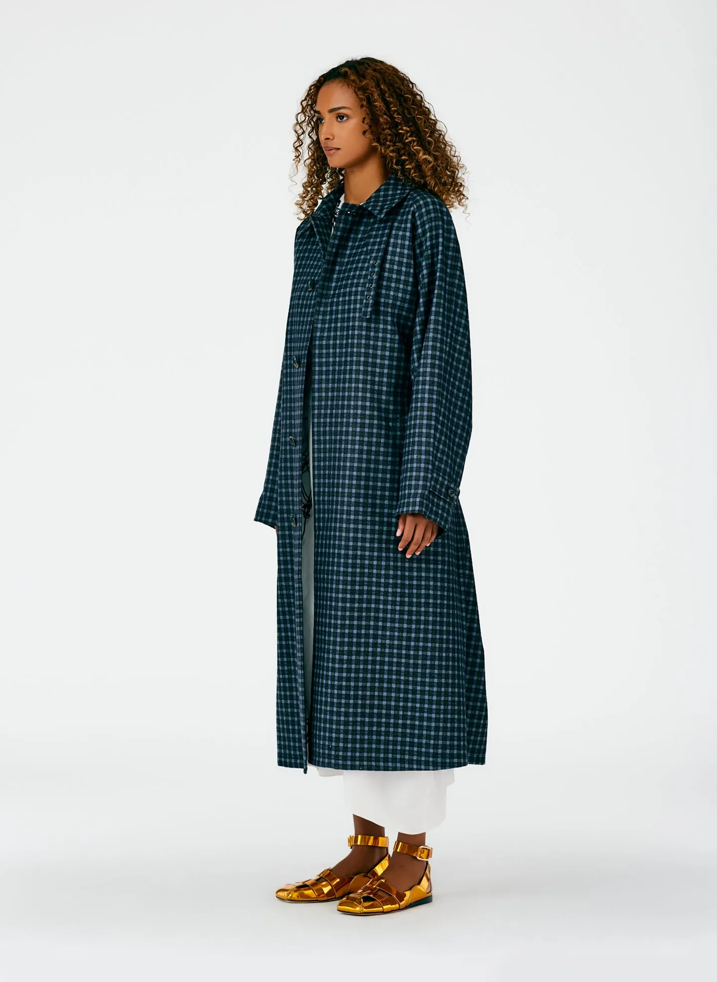 Feather Weight Wool Cashmere Frank Coat sold by Tibi product image thumbnail 3