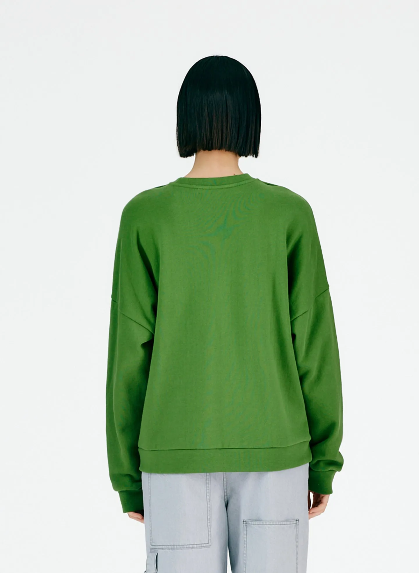 Cutout Dicky Neck Sweatshirt sold by Tibi product image thumbnail 5