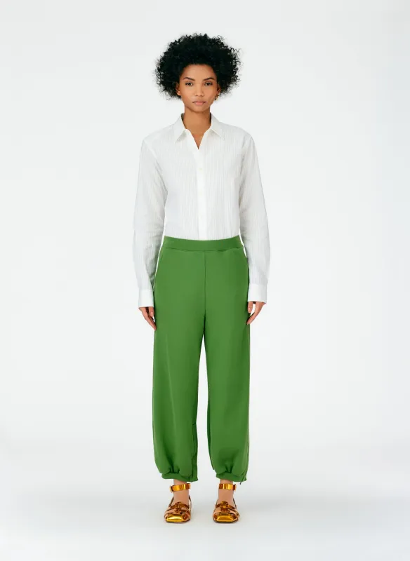 Cropped Sweatpant with Zipper sold by Tibi