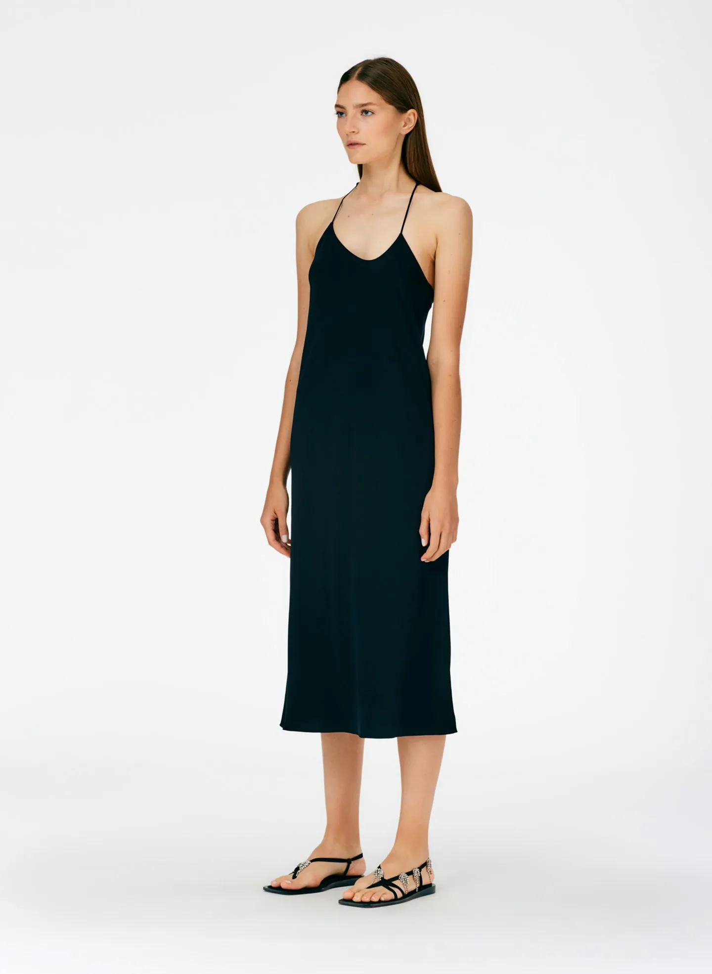 Soft Drape Slip Dress sold by Tibi product image thumbnail 2