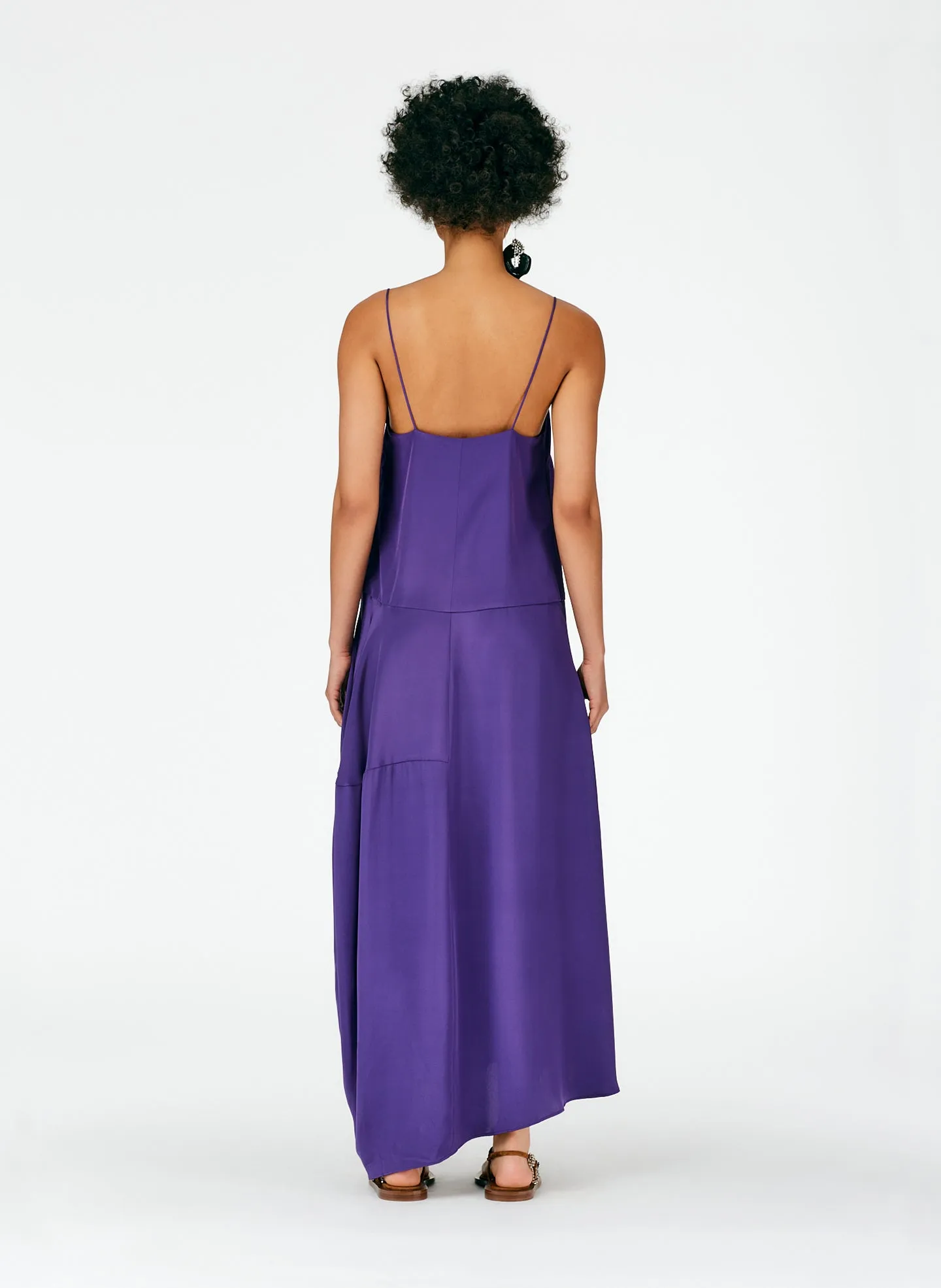 4Ply Silk Balloon Skirt Dress - Petite sold by Tibi product image thumbnail 5