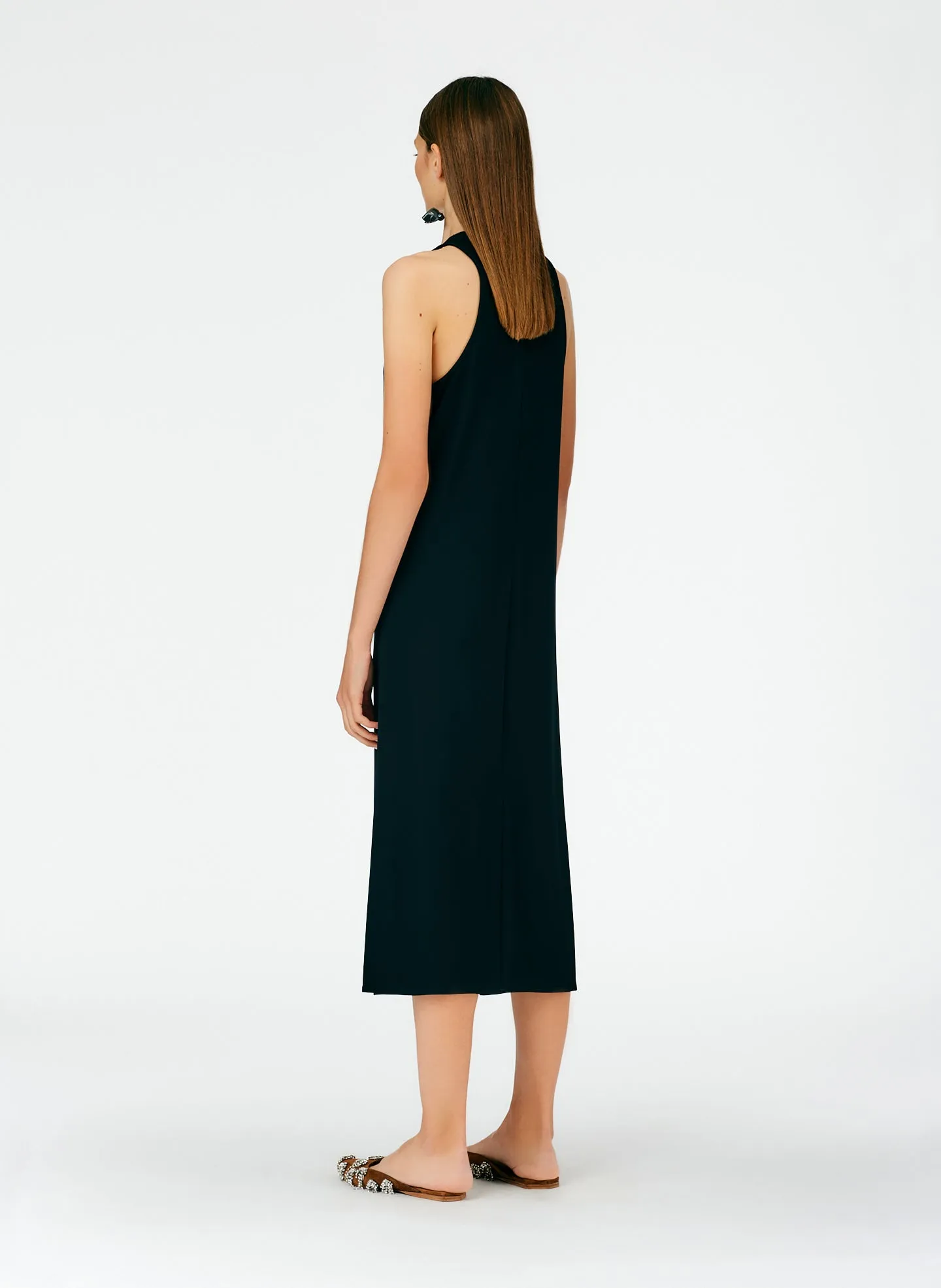 Serpentine Jersey Tank Dress sold by Tibi product image thumbnail 4