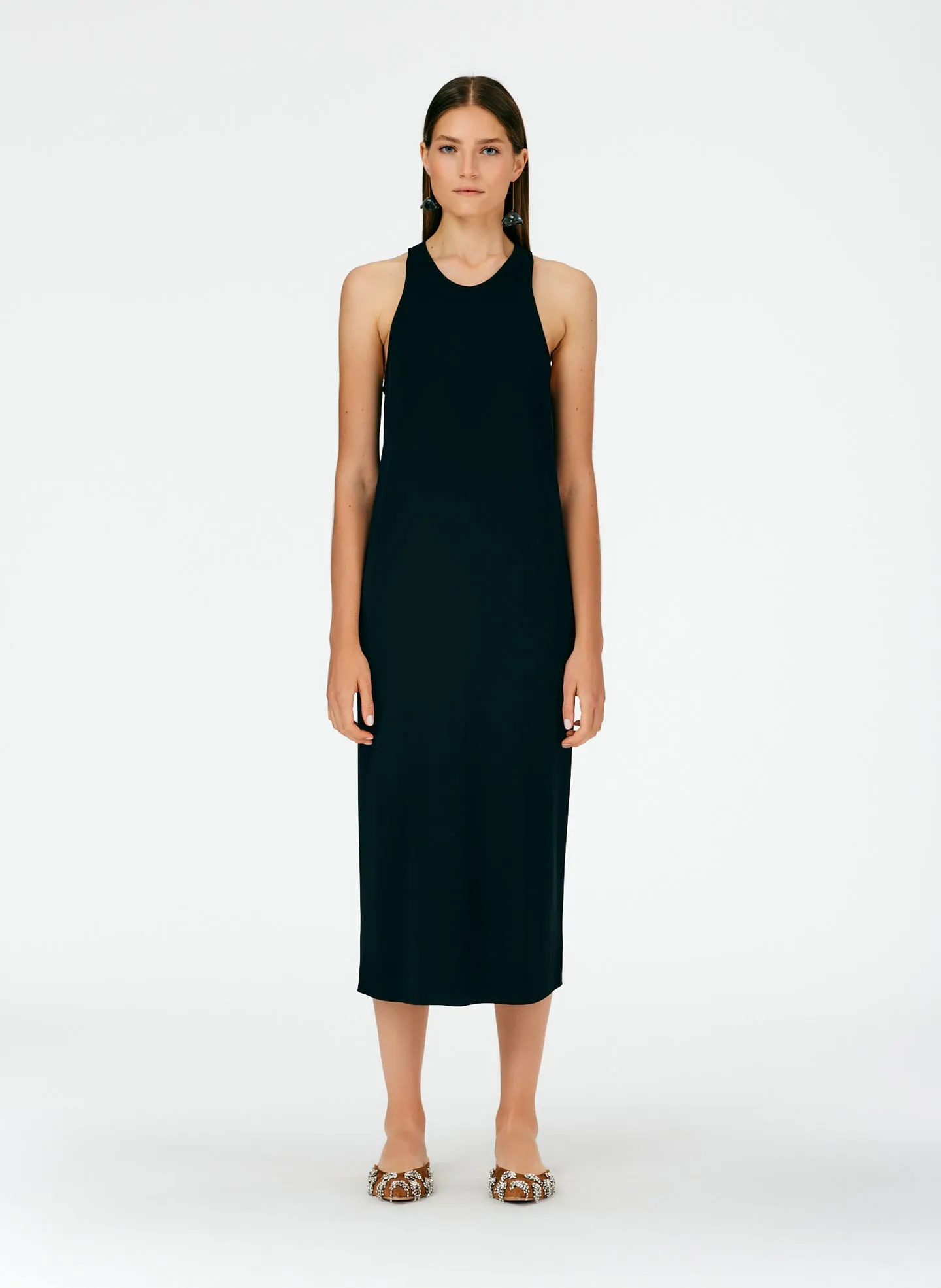 Serpentine Jersey Tank Dress sold by Tibi