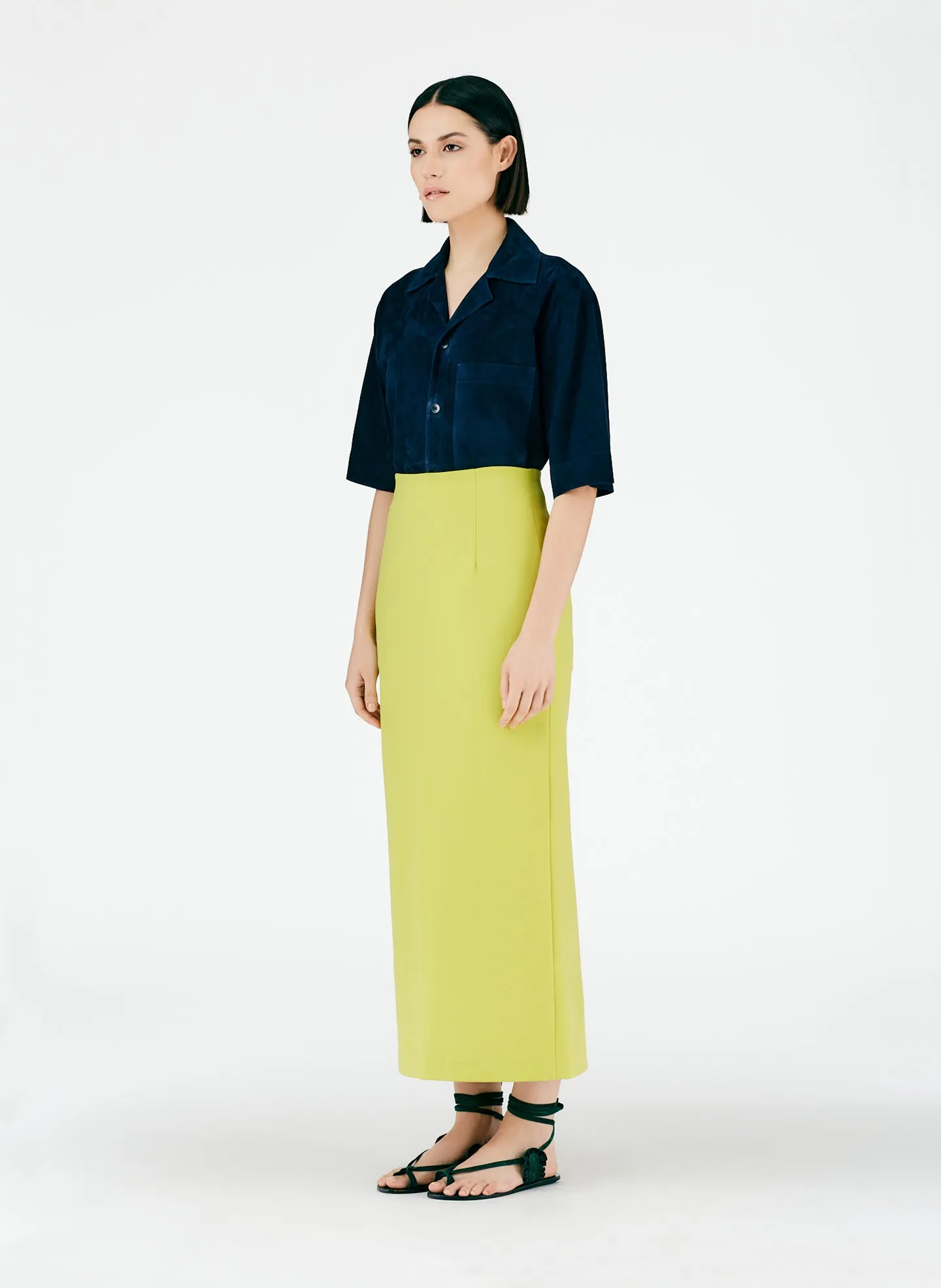 Structured Knit Pencil Skirt sold by Tibi product image thumbnail 2
