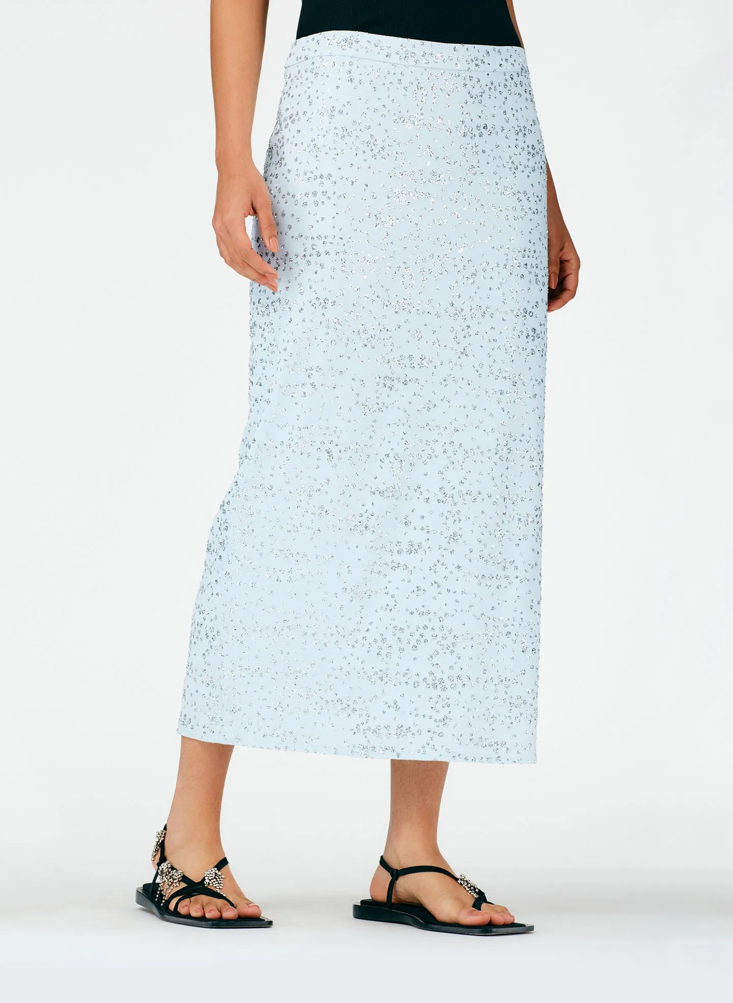 Scintilla Jersey Pencil Skirt sold by Tibi product image thumbnail 5