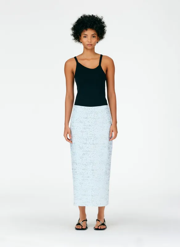 Scintilla Jersey Pencil Skirt made by Tibi