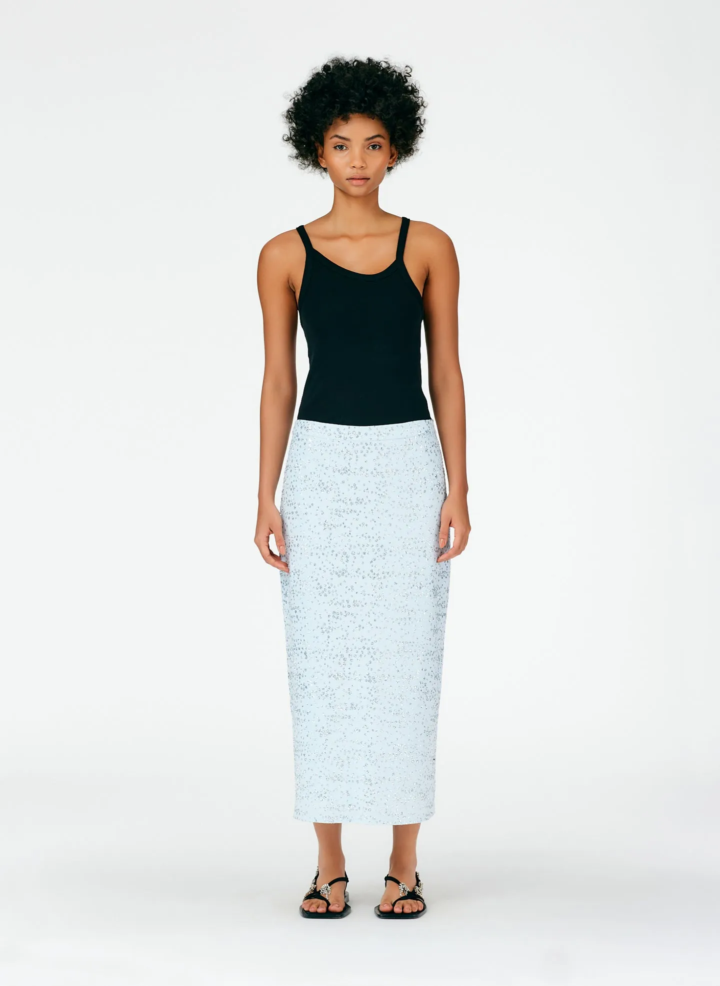 Scintilla Jersey Pencil Skirt sold by Tibi