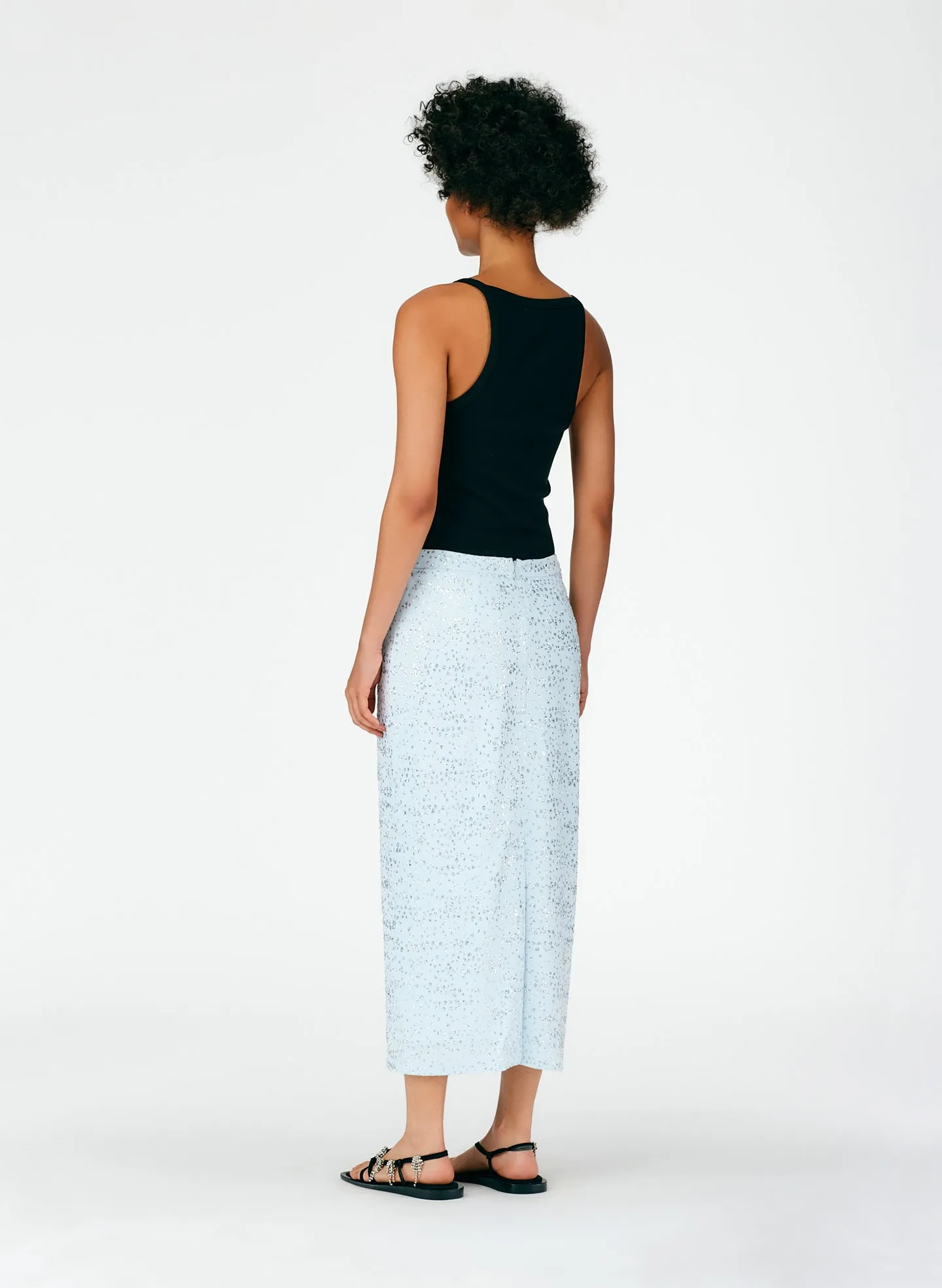 Scintilla Jersey Pencil Skirt sold by Tibi product image thumbnail 4