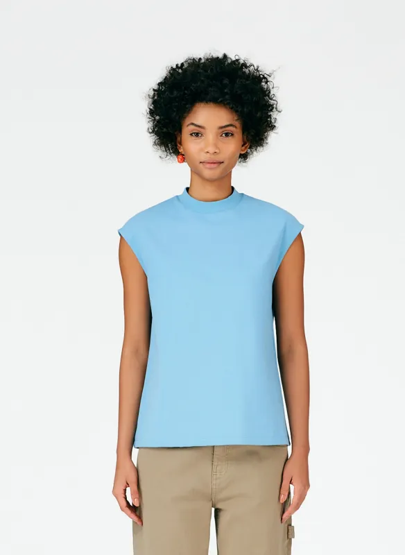 Punto Milano Mockneck T-Shirt sold by Tibi