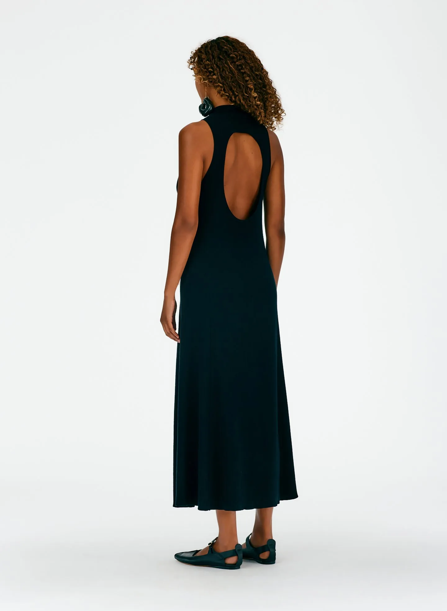 Organic Cotton Tencel Circle Openback Dress sold by Tibi product image thumbnail 3