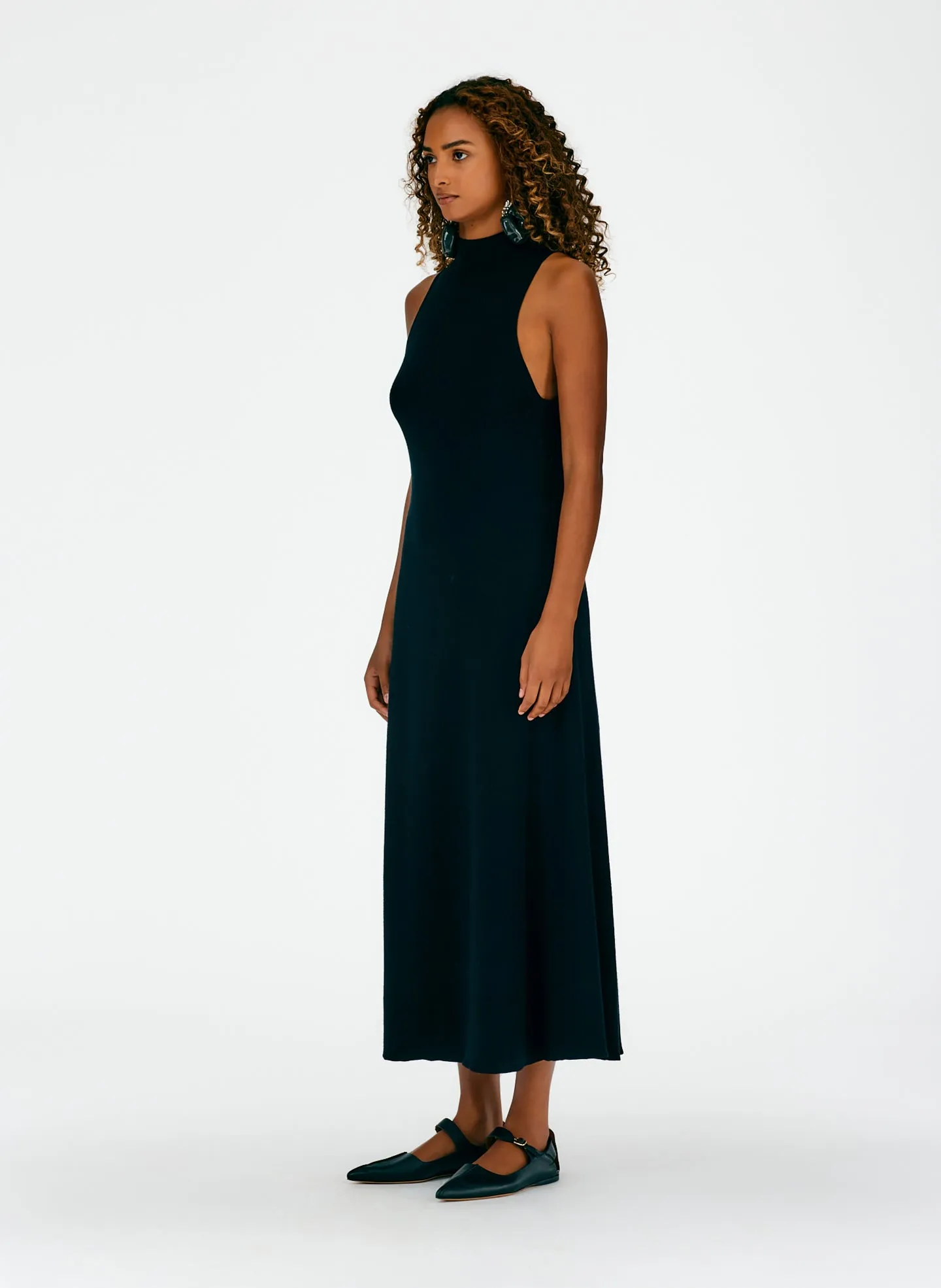 Organic Cotton Tencel Circle Openback Dress sold by Tibi product image thumbnail 2