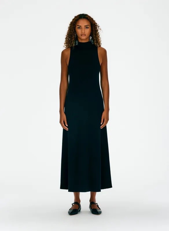 Organic Cotton Tencel Circle Openback Dress sold by Tibi