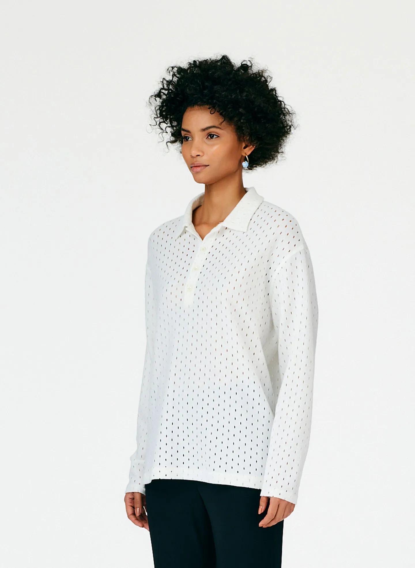 Hensley Pique Men's Polo Shirt sold by Tibi product image thumbnail 2