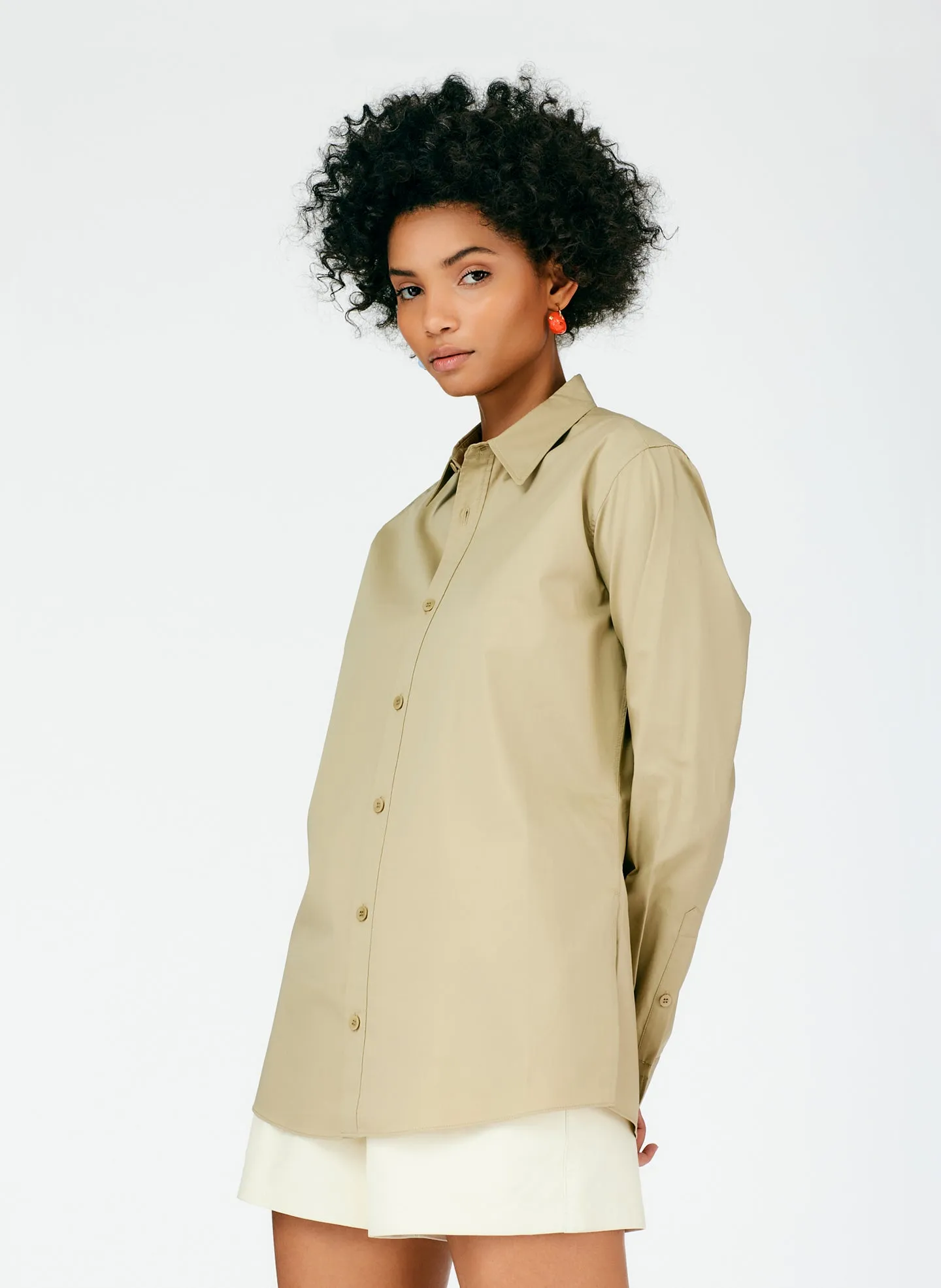 Eco Poplin Men's Slim Shirt sold by Tibi product image thumbnail 5