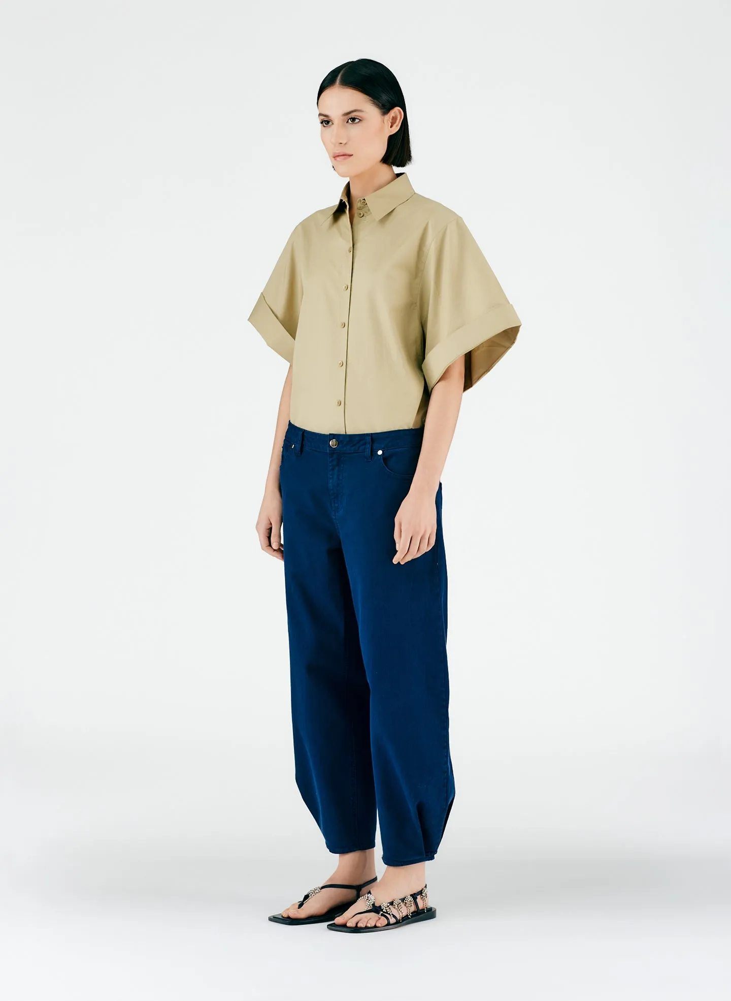 Cotton Drill Brancusi Pant - Regular sold by Tibi product image thumbnail 2