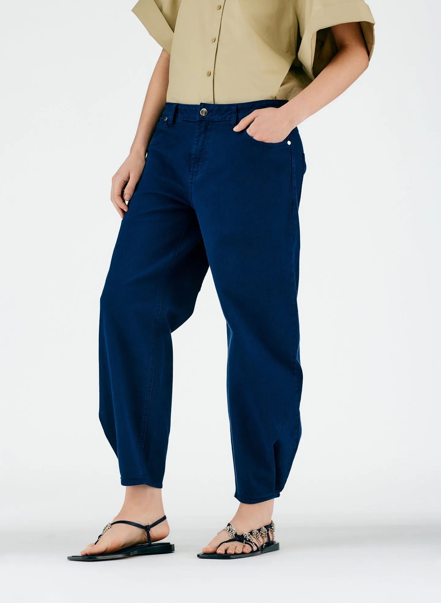 Cotton Drill Brancusi Pant - Regular sold by Tibi product image thumbnail 4