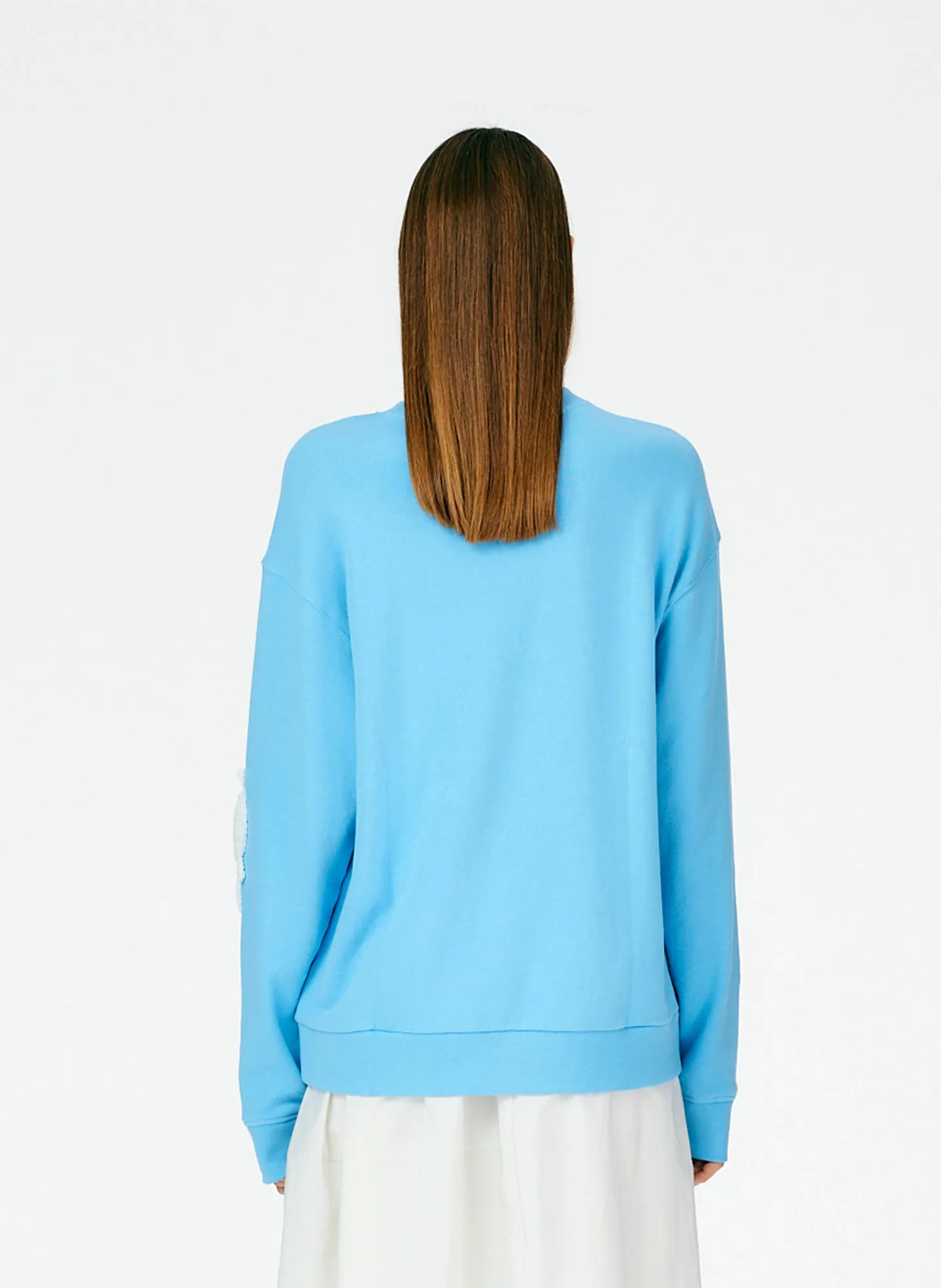 Crochet Appliques Series Sweatshirt sold by Tibi product image thumbnail 4