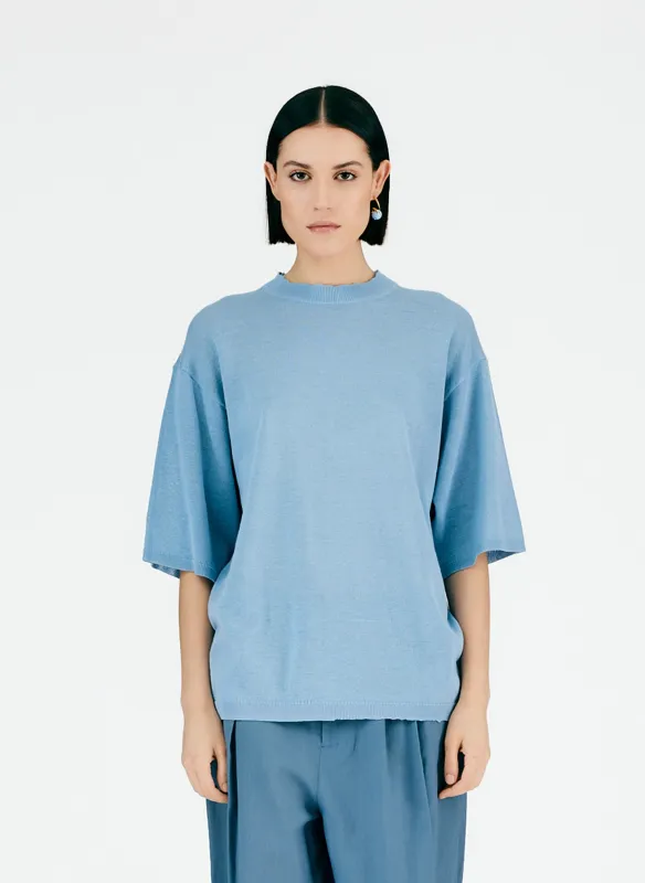 Crispy Cotton Oversized Easy T-Shirt made by Tibi
