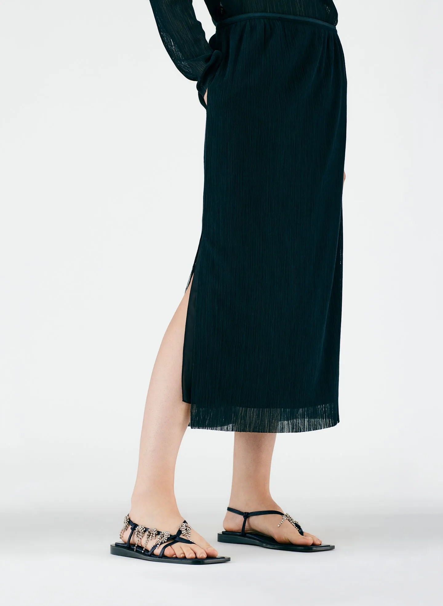 Crepe Gauze Pull On Skirt sold by Tibi product image thumbnail 3