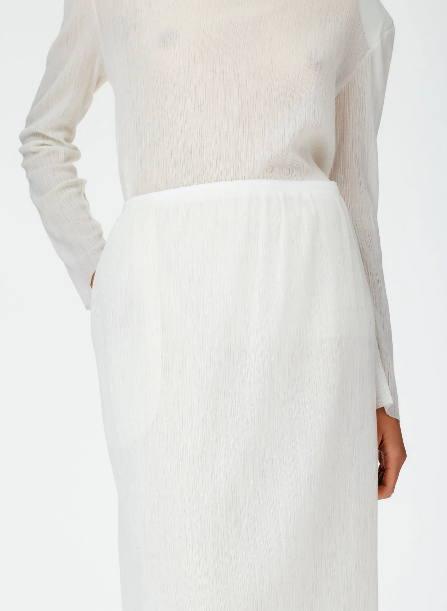 Crepe Gauze Pull On Skirt sold by Tibi product image thumbnail 5