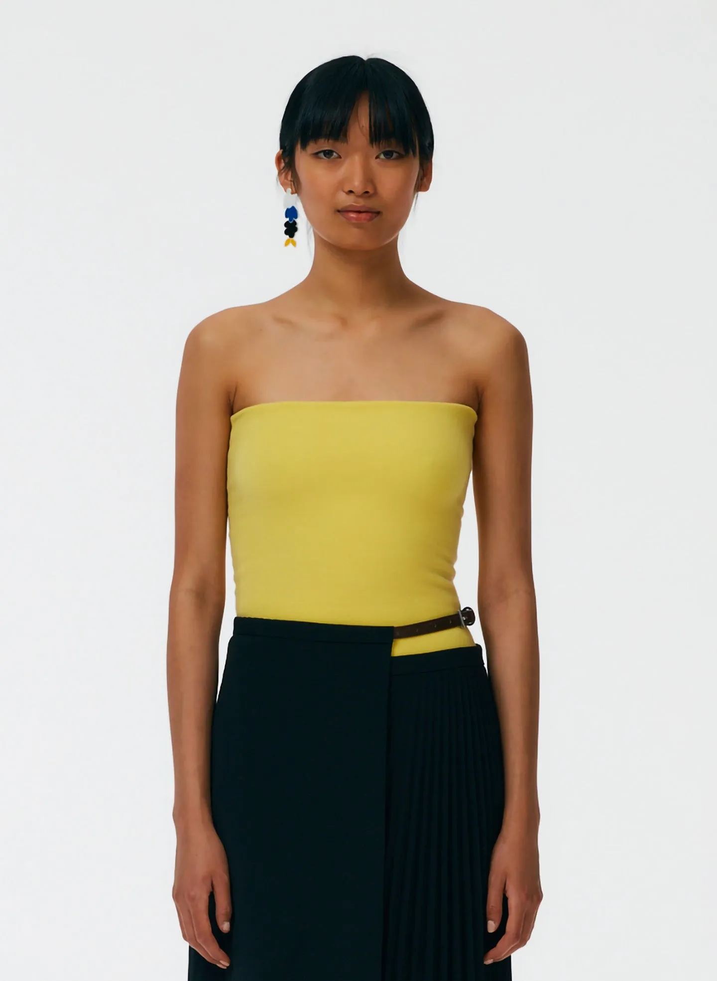 Compact Stretch Cashmere Tube Top sold by Tibi