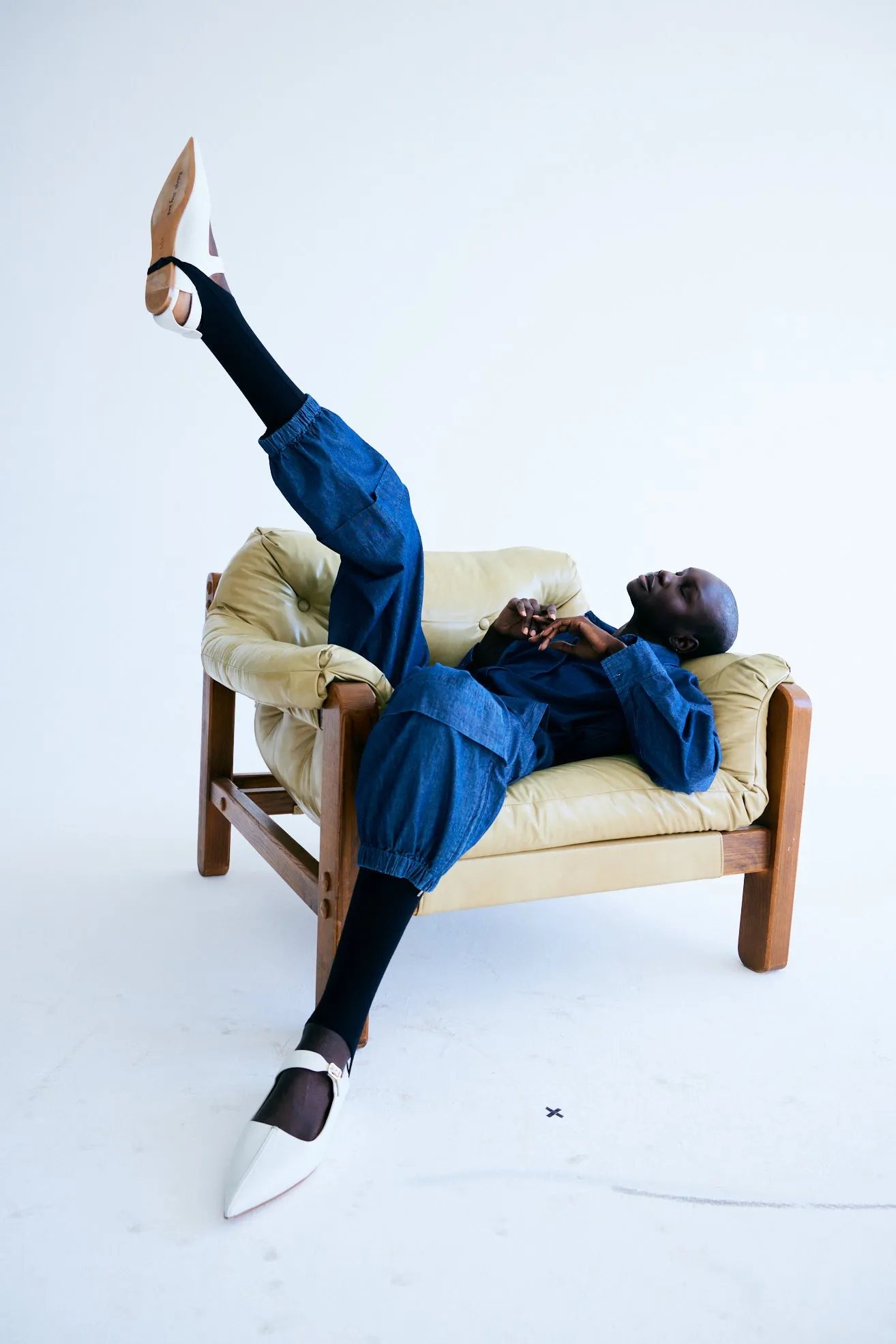 Light Weight Denim Oversized Gabe Shirt sold by Tibi product image thumbnail 2