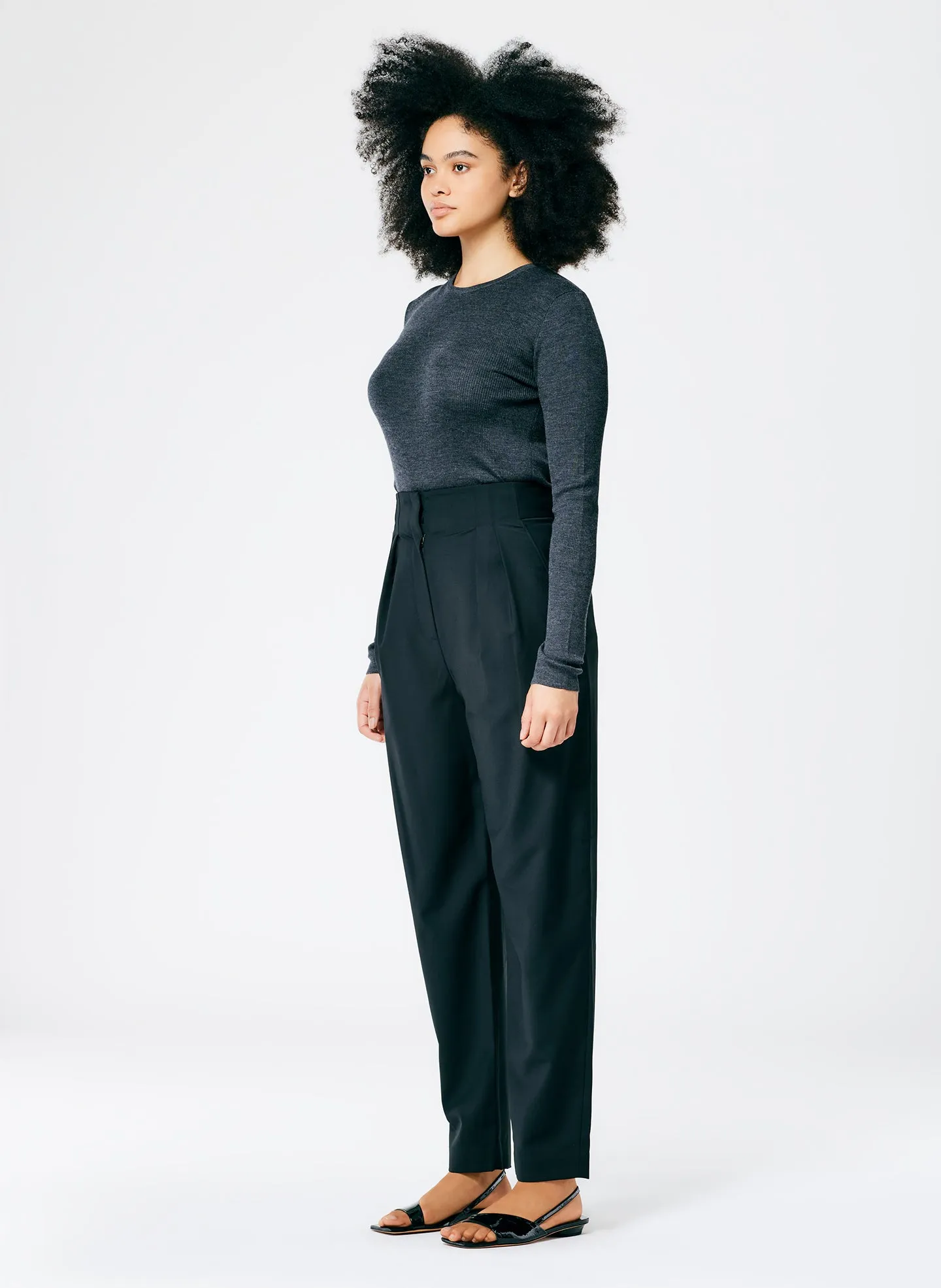 Tropical Wool Yasmeen Trouser sold by Tibi product image thumbnail 3