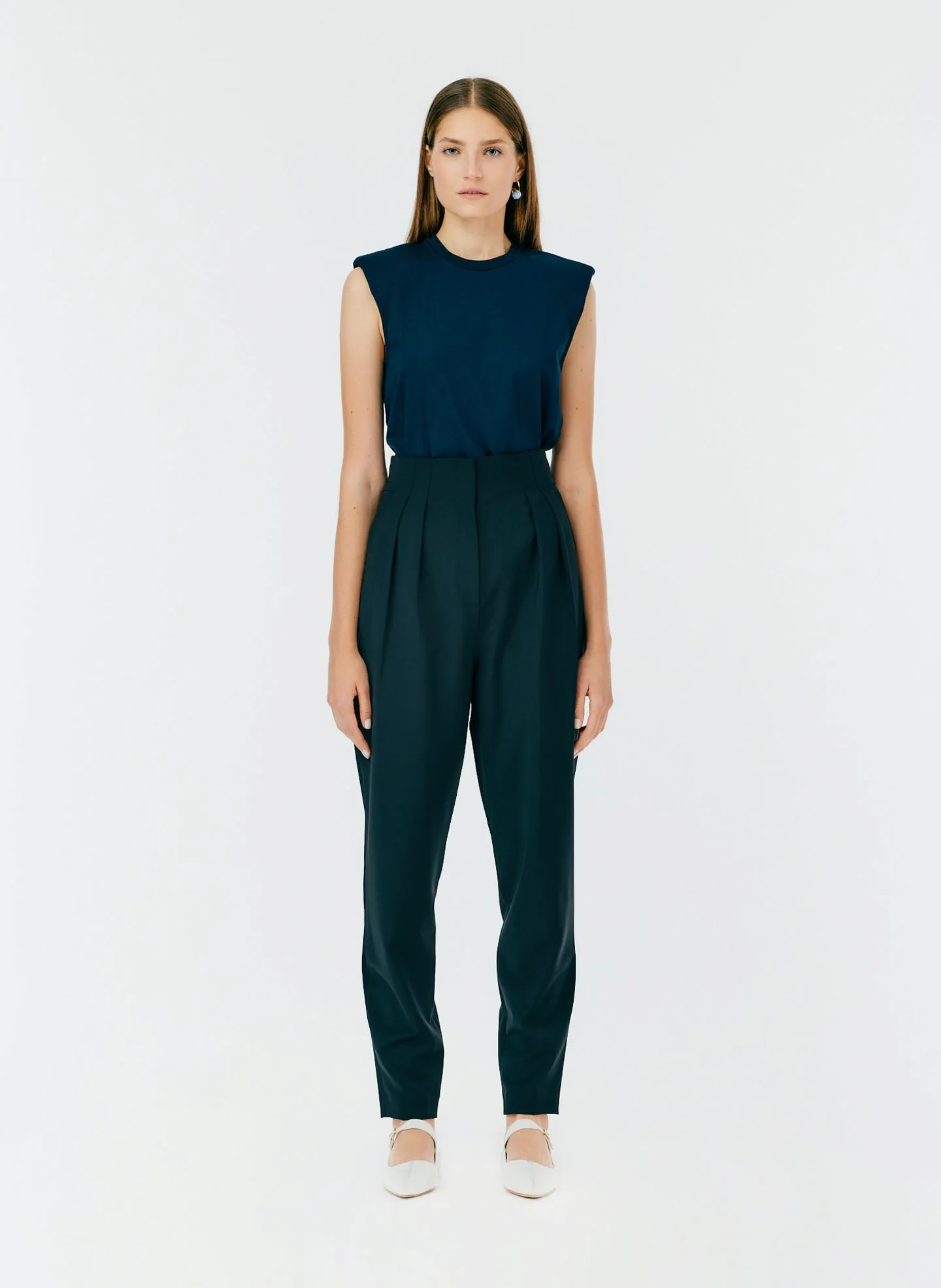 Tropical Wool Yasmeen Trouser sold by Tibi product image thumbnail 5