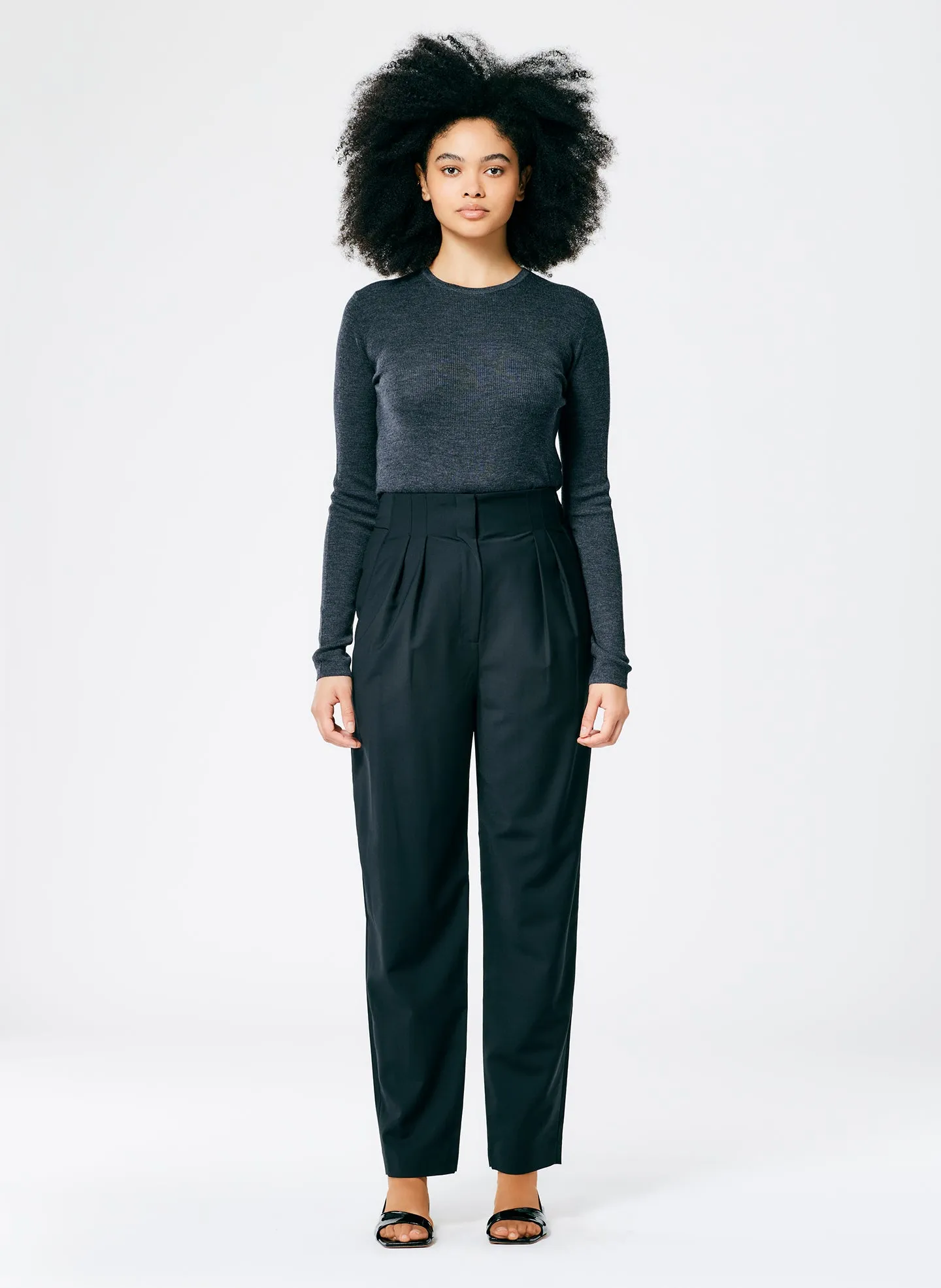 Tropical Wool Yasmeen Trouser sold by Tibi product image thumbnail 2