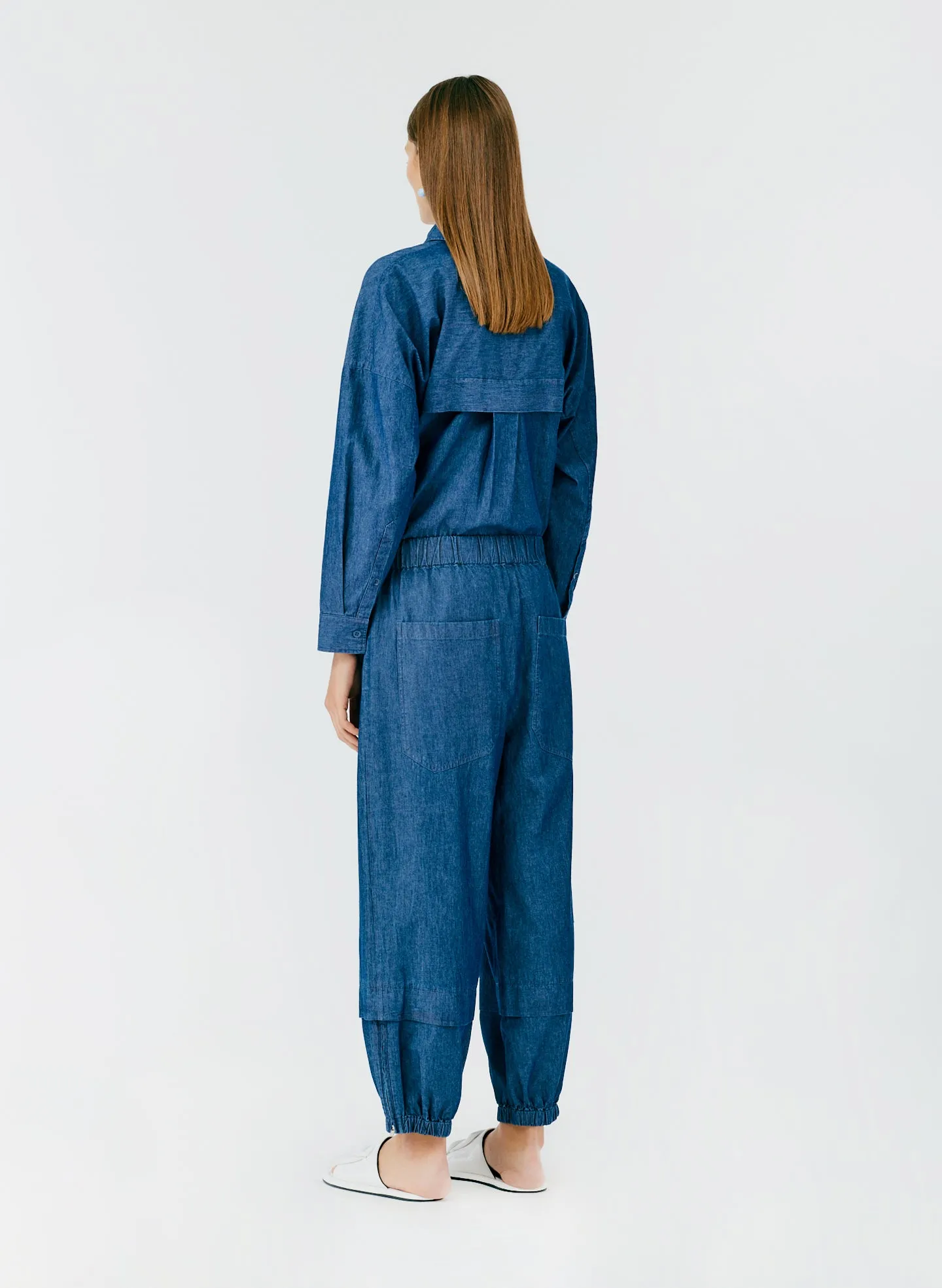 Light Weight Denim Pull On Wilt Jogger sold by Tibi product image thumbnail 4