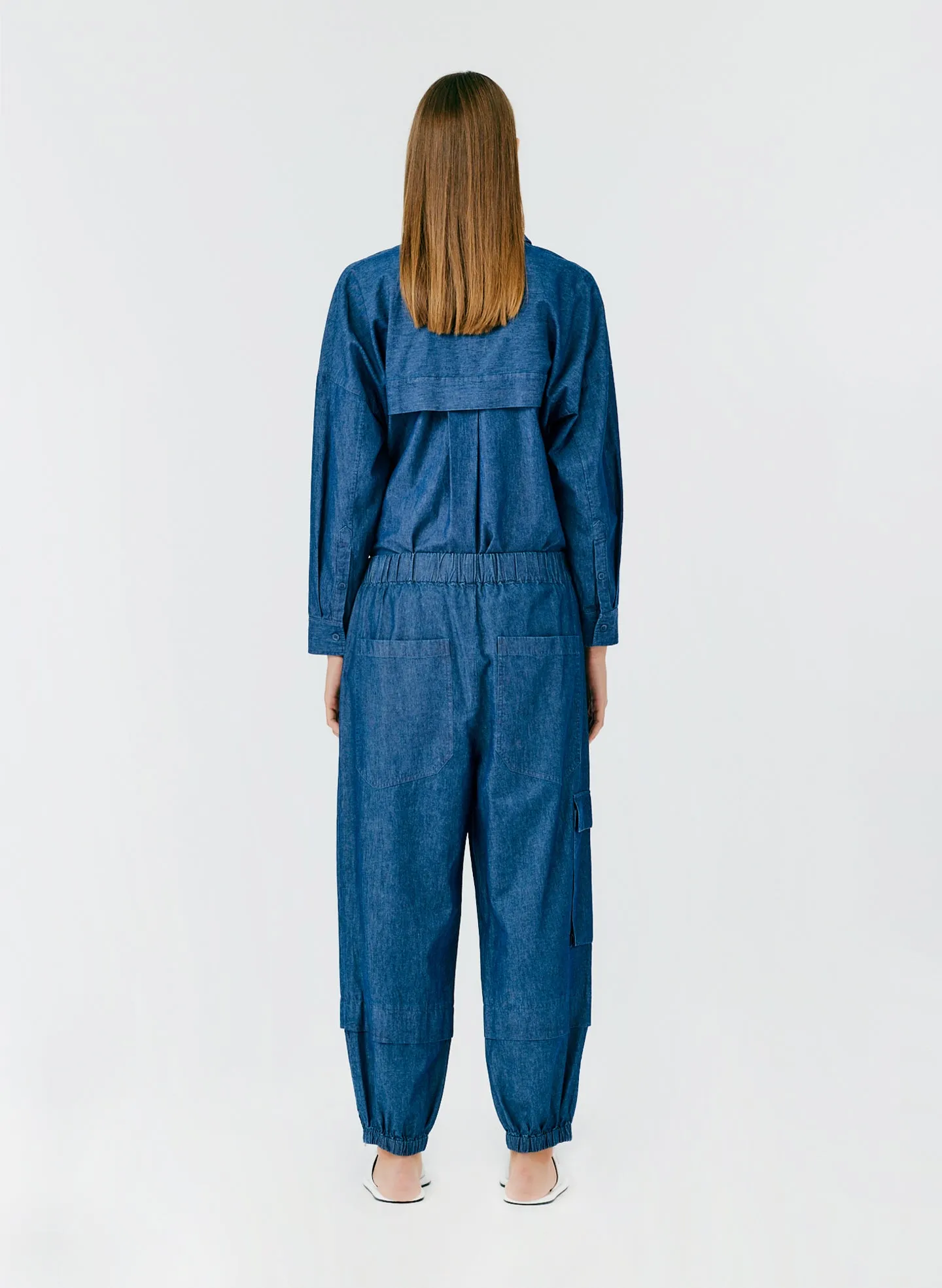 Light Weight Denim Pull On Wilt Jogger sold by Tibi product image thumbnail 5