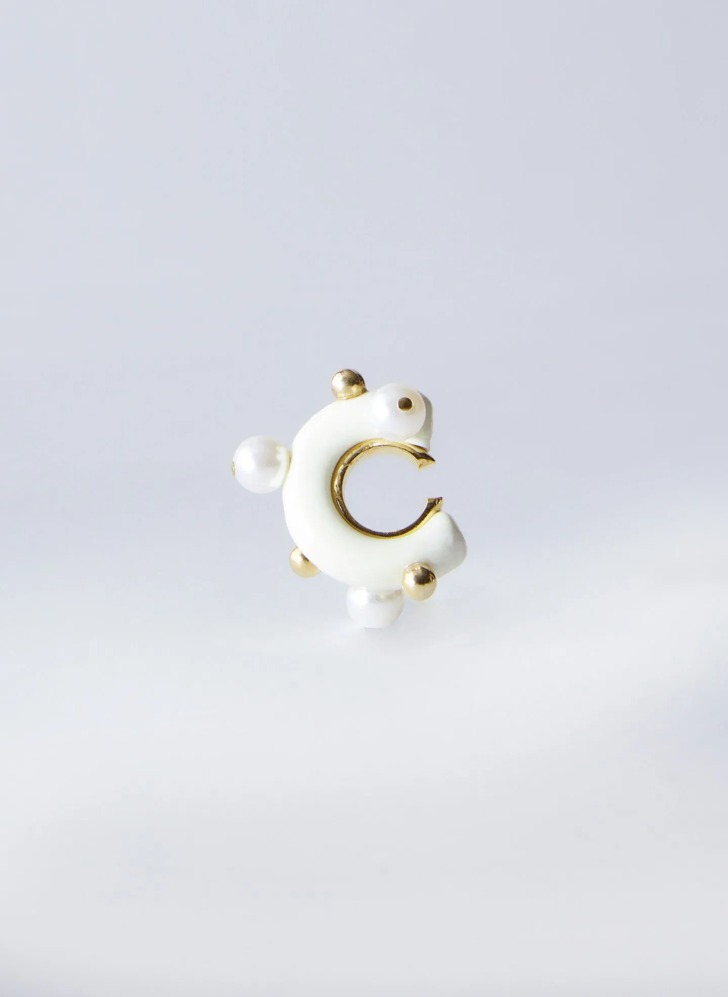 Teardrop Snow Ear Cuff sold by Tibi