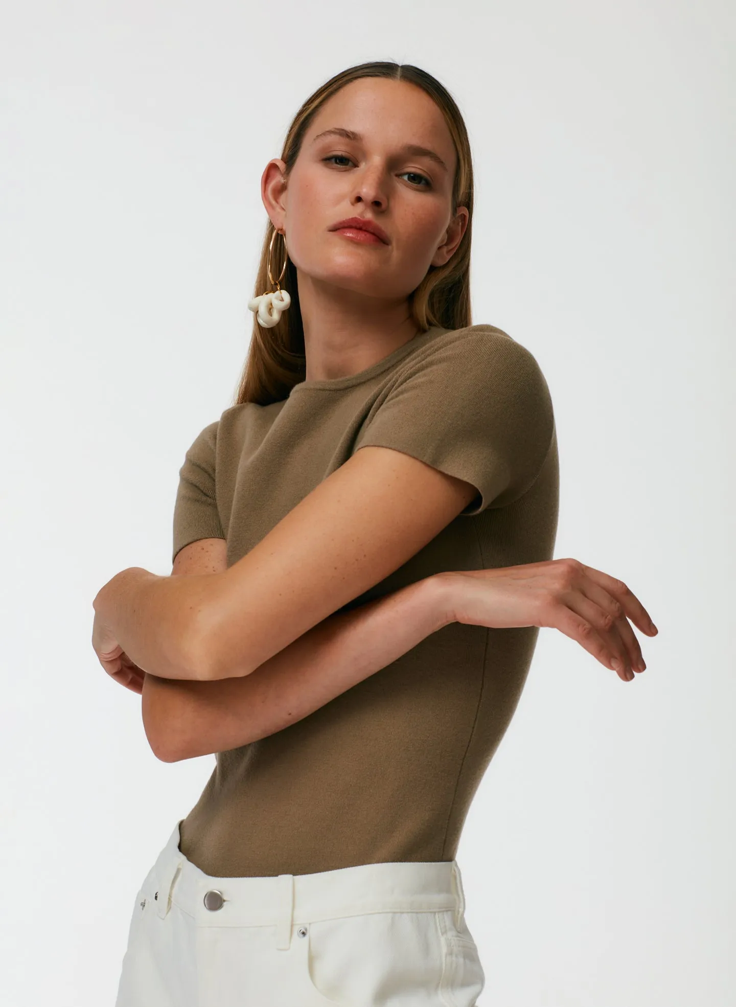 White Sam Jean sold by Tibi product image thumbnail 5